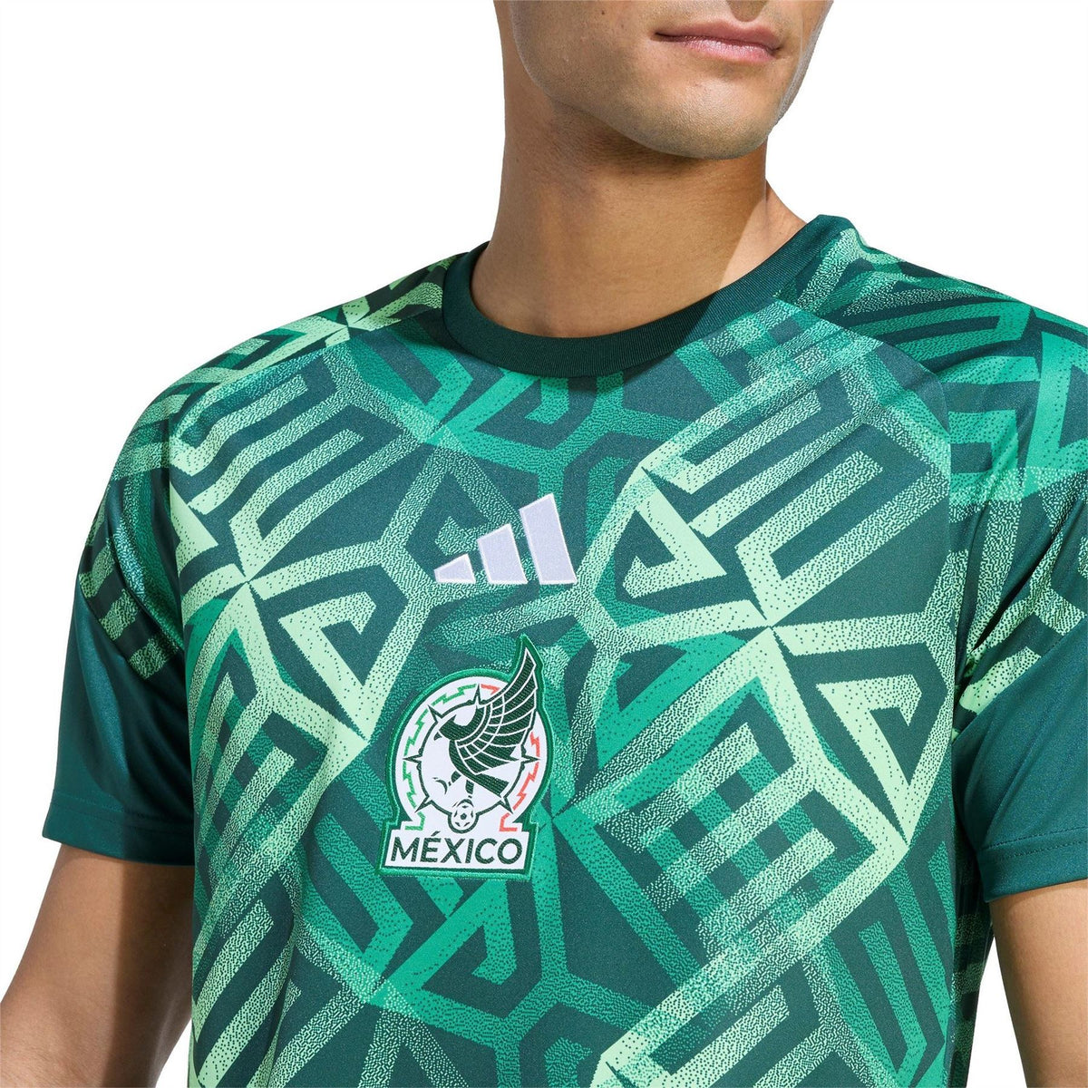 adidas Mexico 2026 Pre Match Short Sleeve T-Shirt