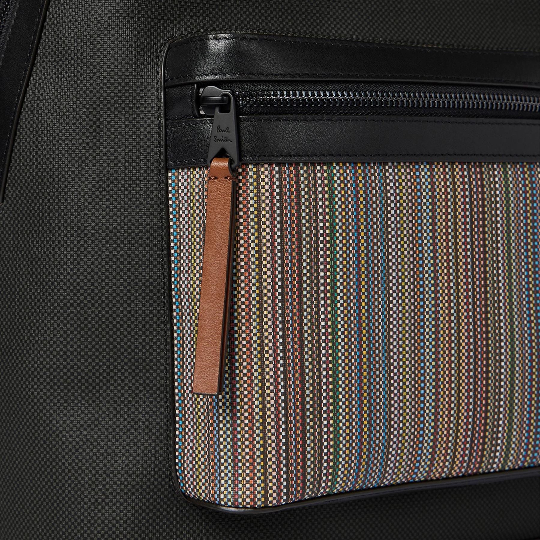 Paul Smith Vertical Stripe Rectangle Shape Backpack