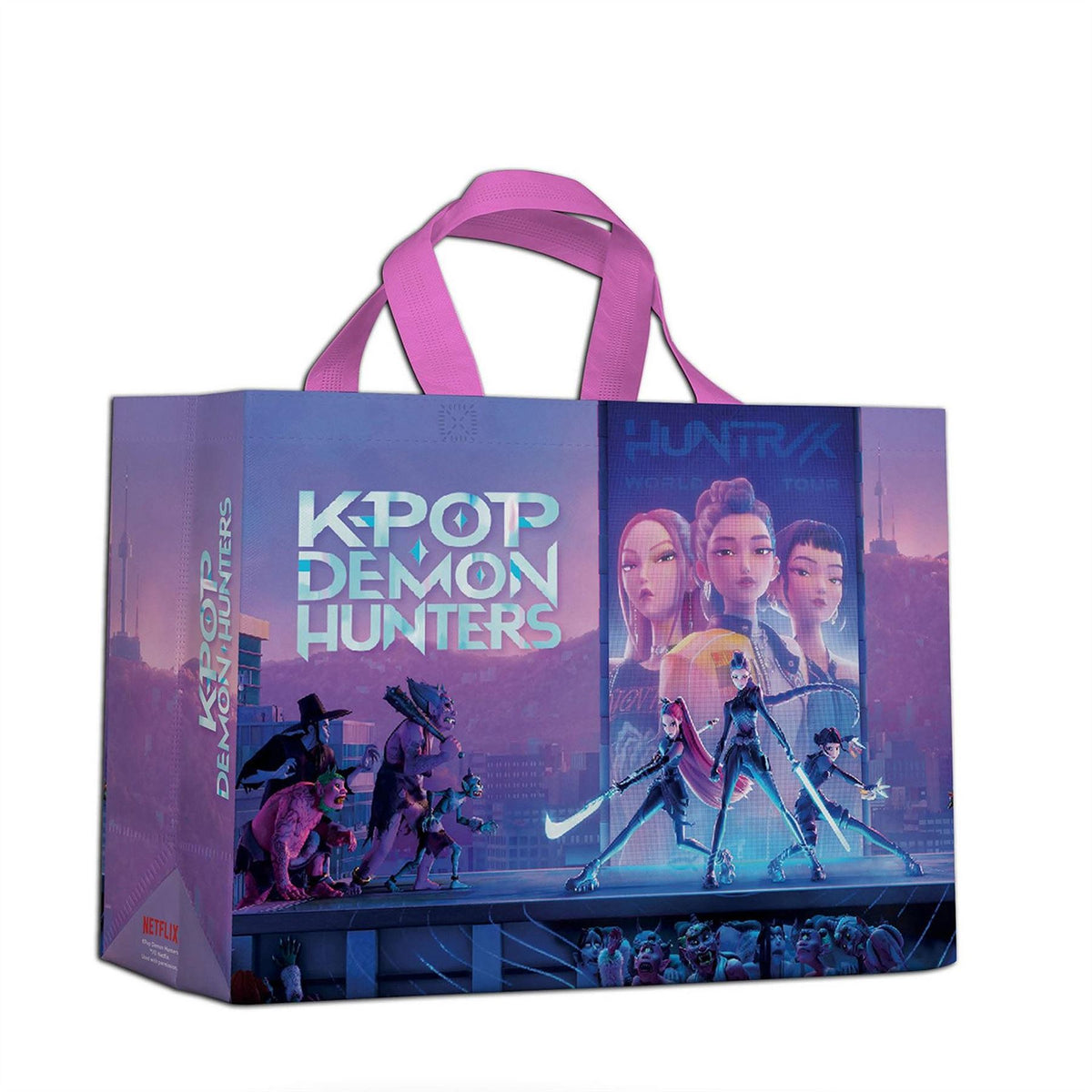 Character Pop Demon Hunters Reusable Tote Bag