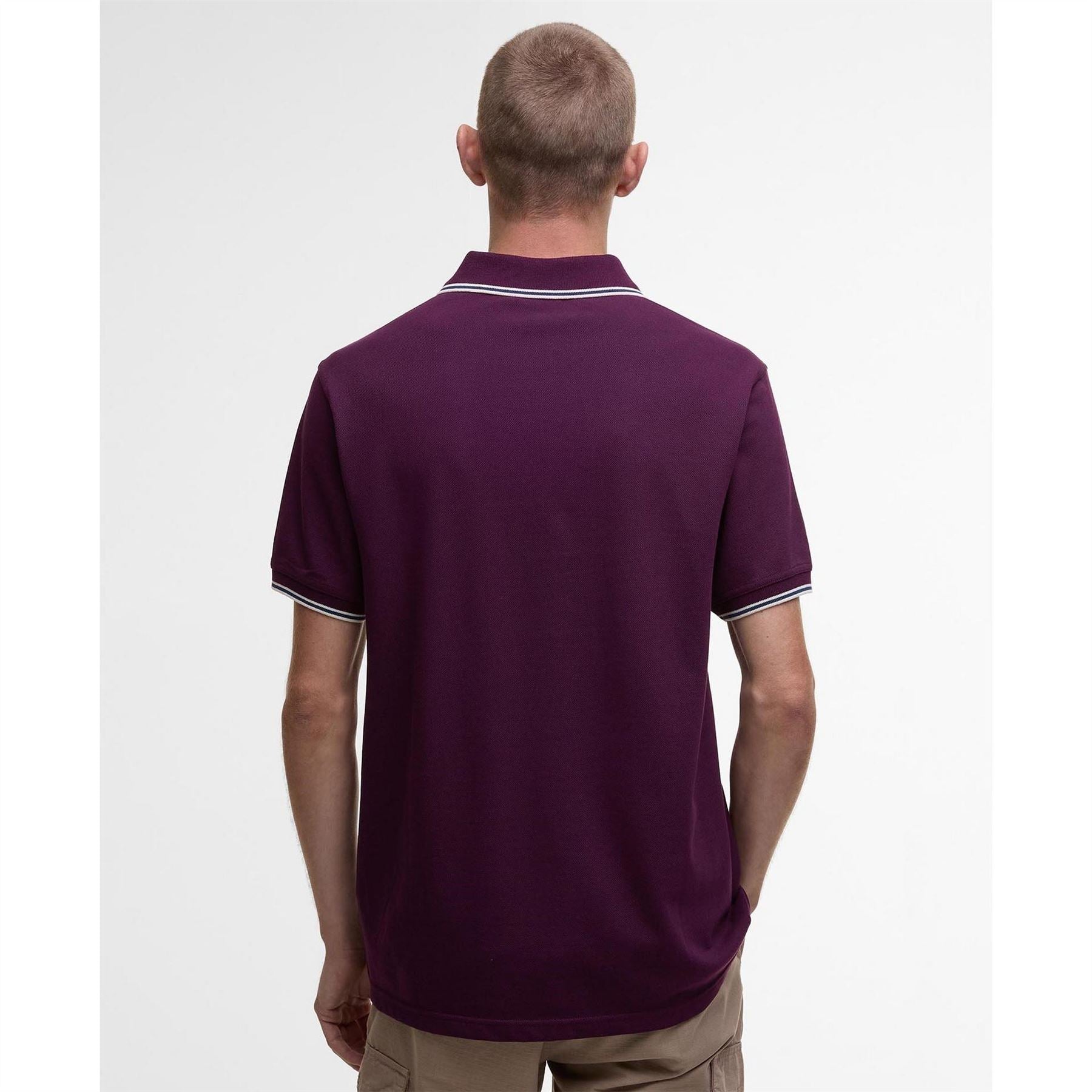 Barbour International Tipped Short Sleeve Polo Shirt
