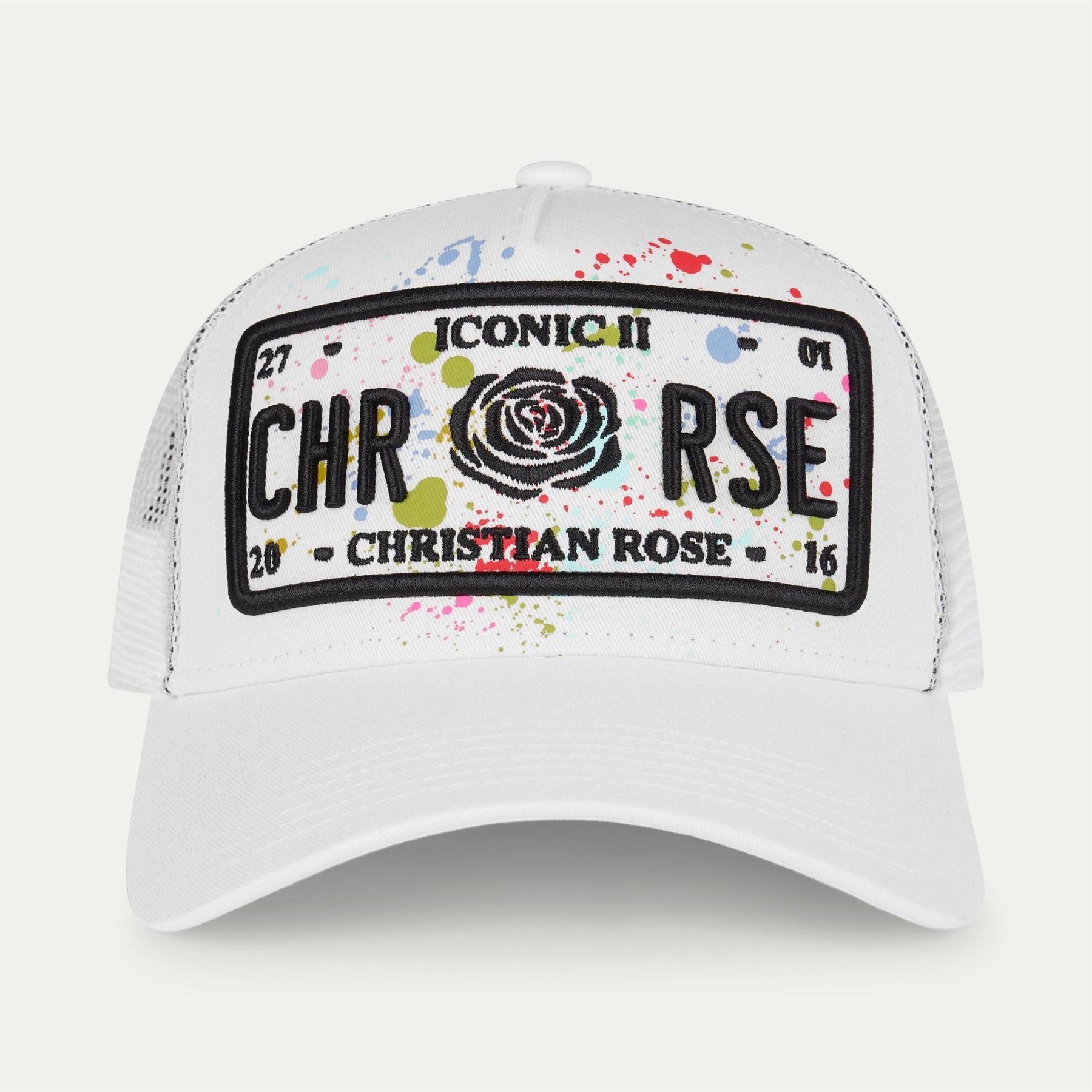 Christian Rose Ii Plate Trucker Cap