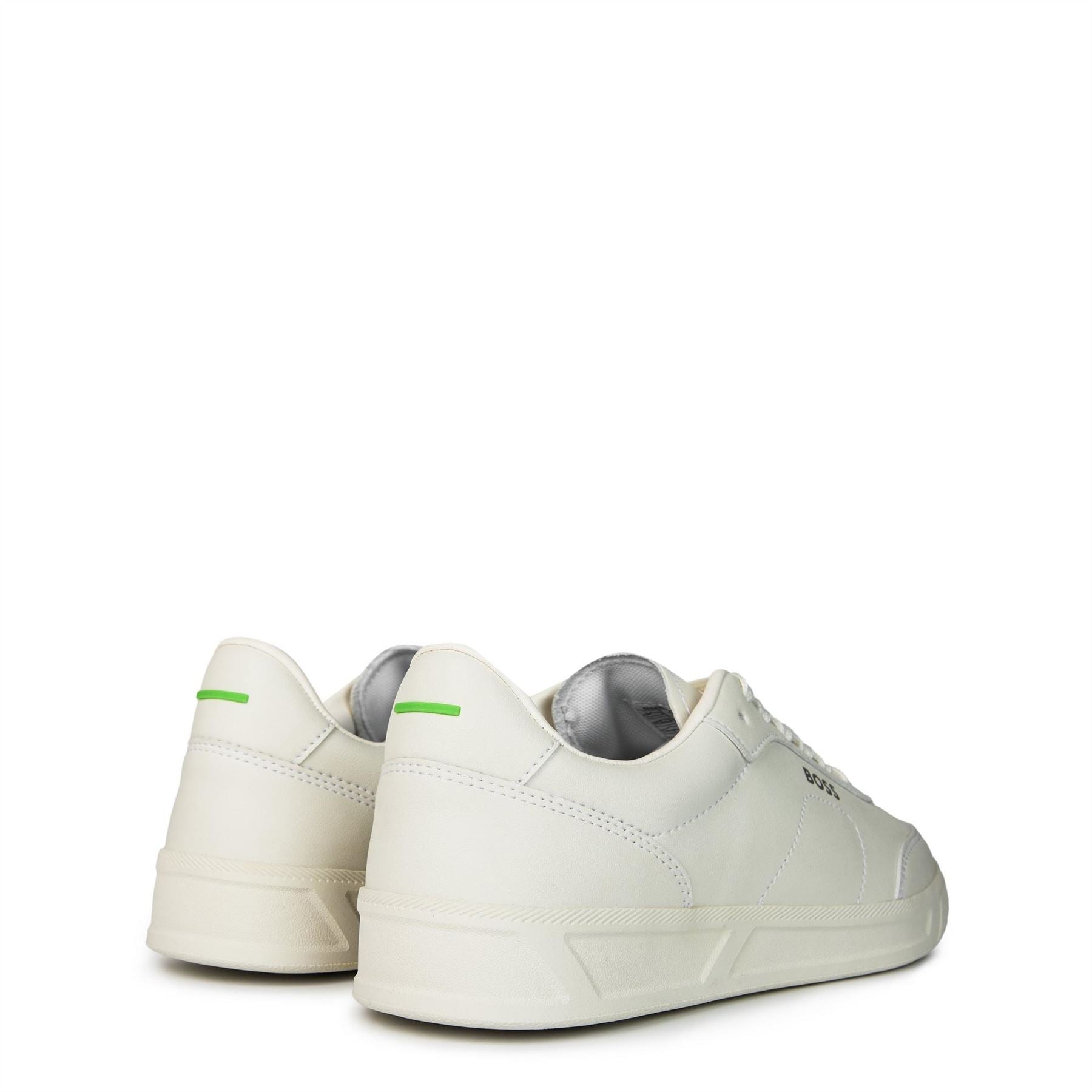 Boss BOSS Leather Trainers with Logo Detail   Premium Construction (Brandon)