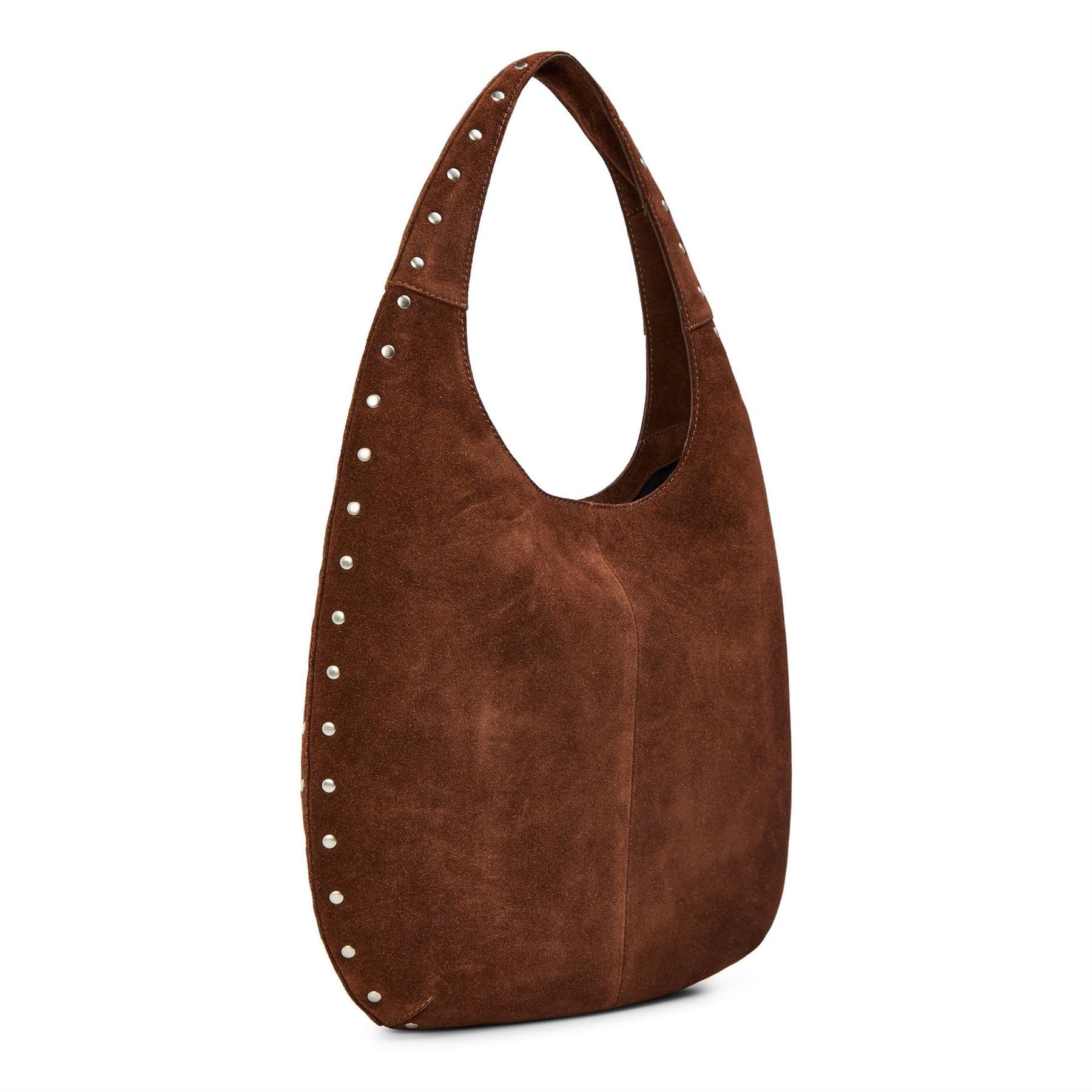 Kangol Studded Hobo Handbag with Detachable Strap