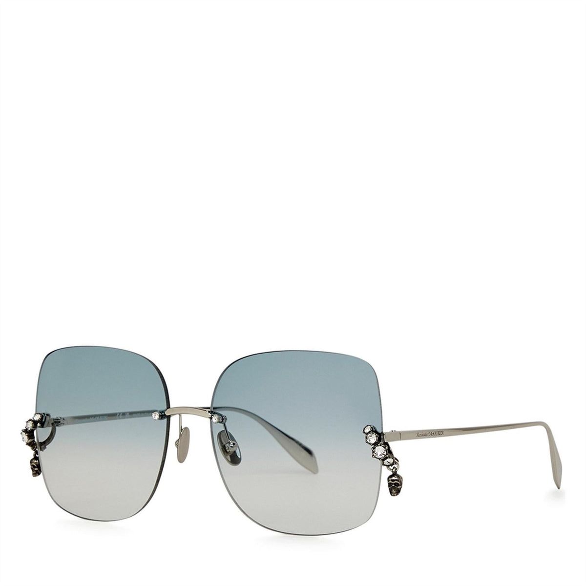 Alexander McQueen F Rimless Side Charm Metal