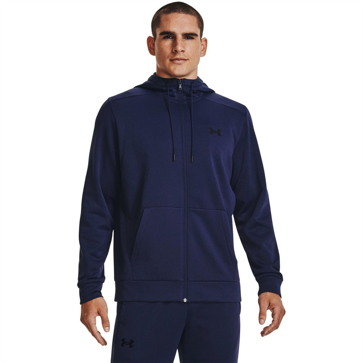 Under Armour Mens Armour Armour Fleece® Full Zip Hoodie