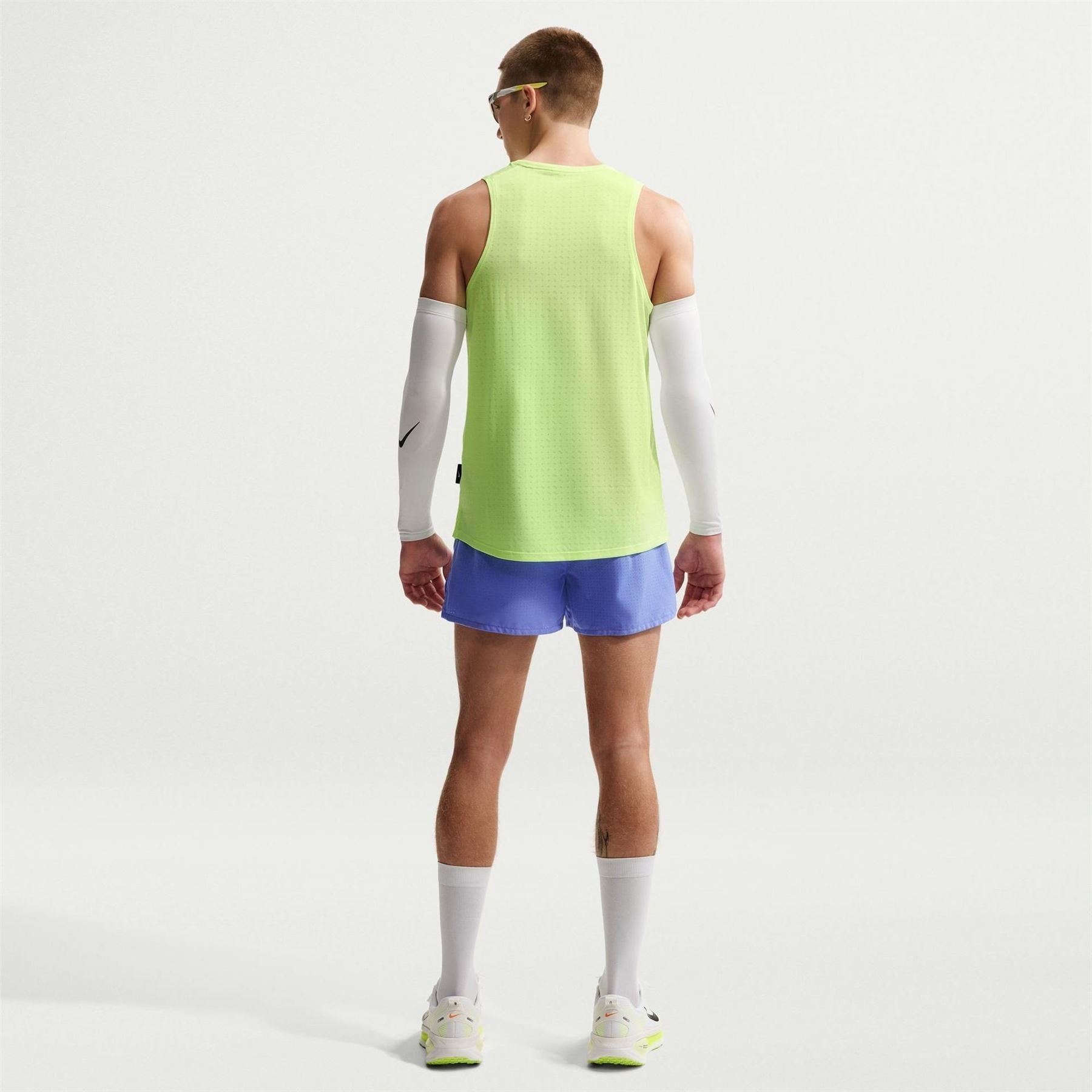 Nike Mens Fast Dri Fit 3 Brief Lined Running Shorts