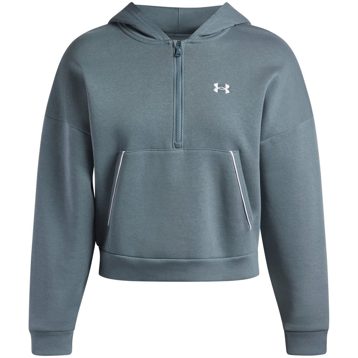 Under Armour UA Rival Relaxed Fit Drop Shoulder Hooded Neck Long Sleeve Sweatshirt