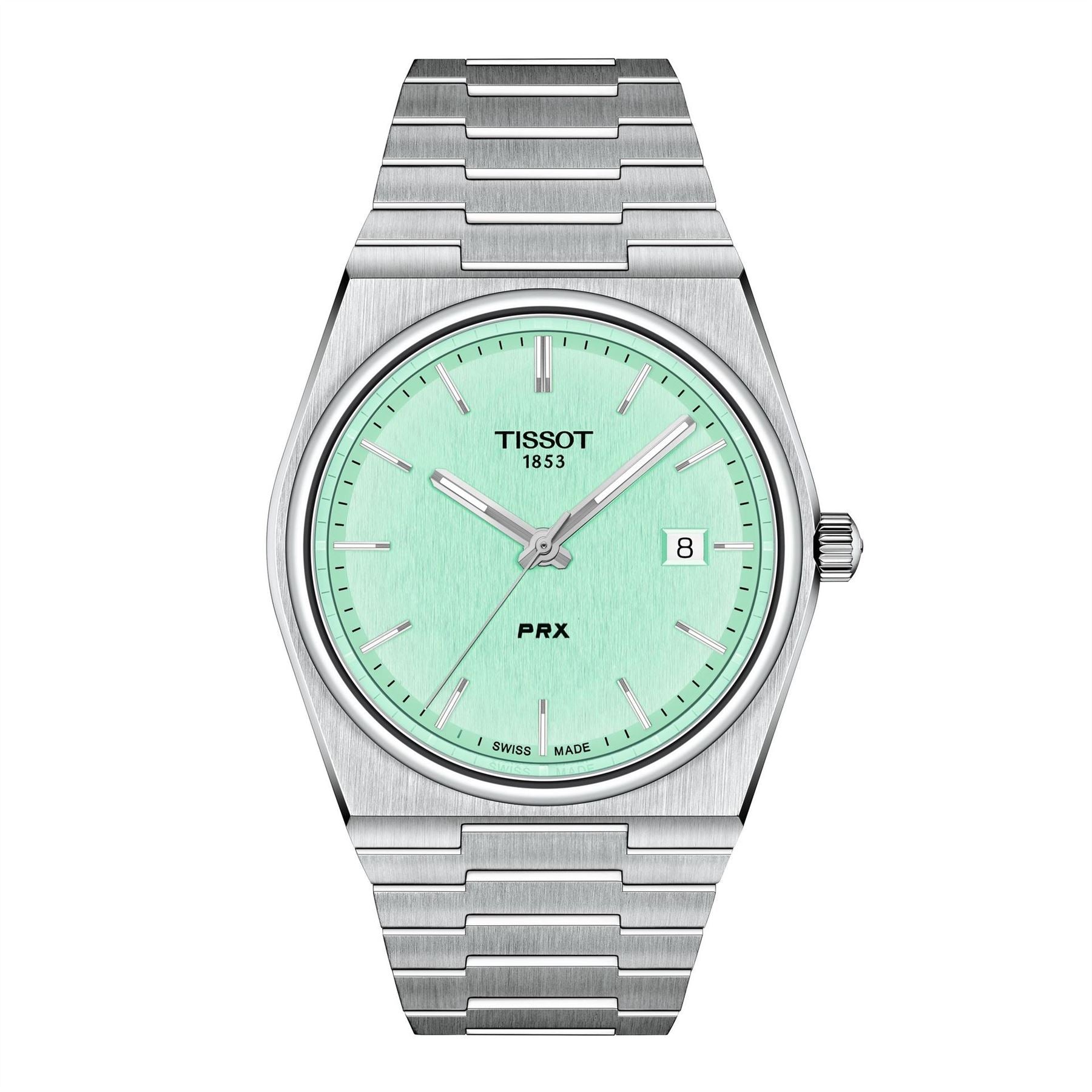 Tissot Prx Stainless Steel 40mm Water Resistant Analogue Quartz Watch