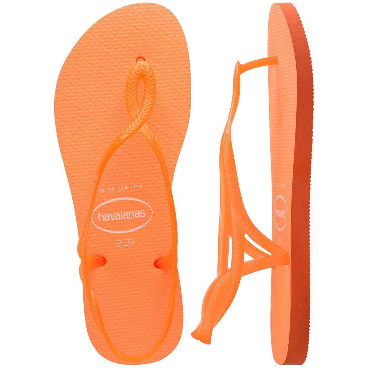 Havaianas Neon Flip Flops Thong Toe Sandals