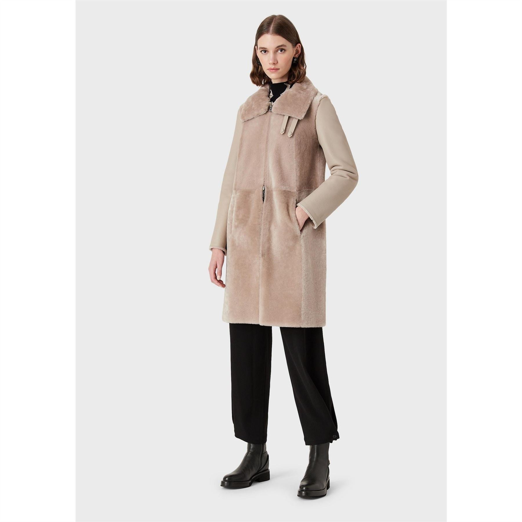 Emporio Armani Cntrouserst Relaxed Coat