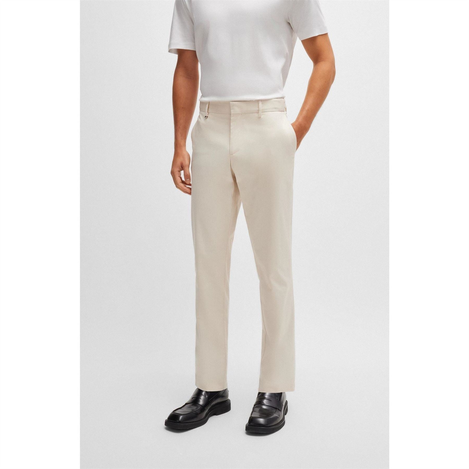 Boss C Genius Dtl 243f Tailored Fit Straight Leg Trousers