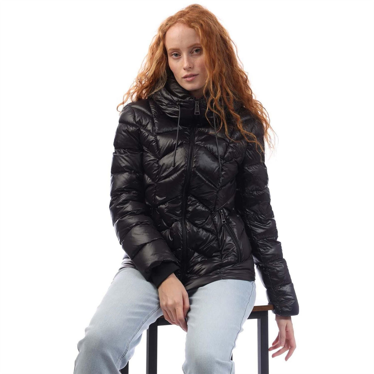 DKNY Front Down Filled Jacket