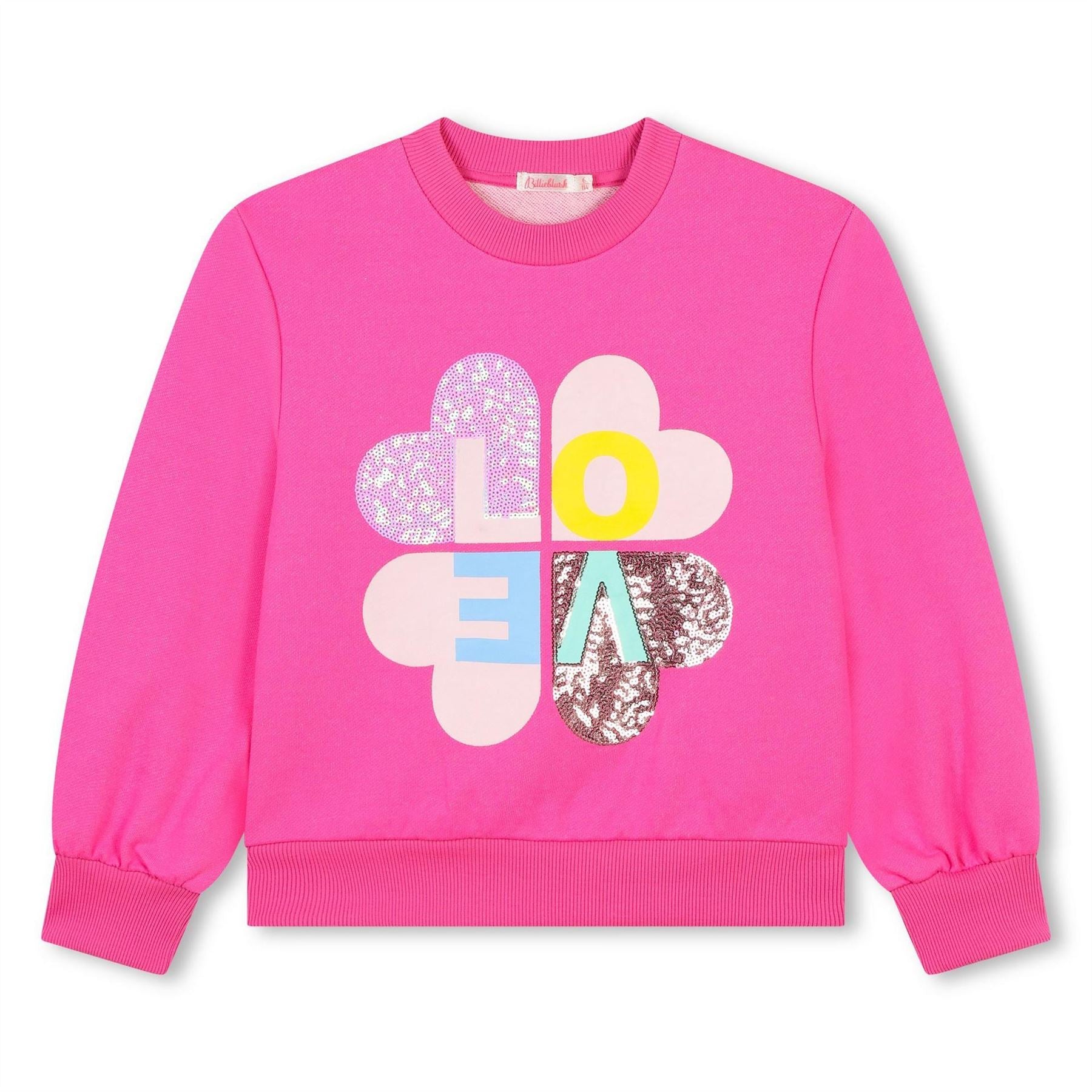 Billieblush Sequin Embellished Fleece Sweatshirt