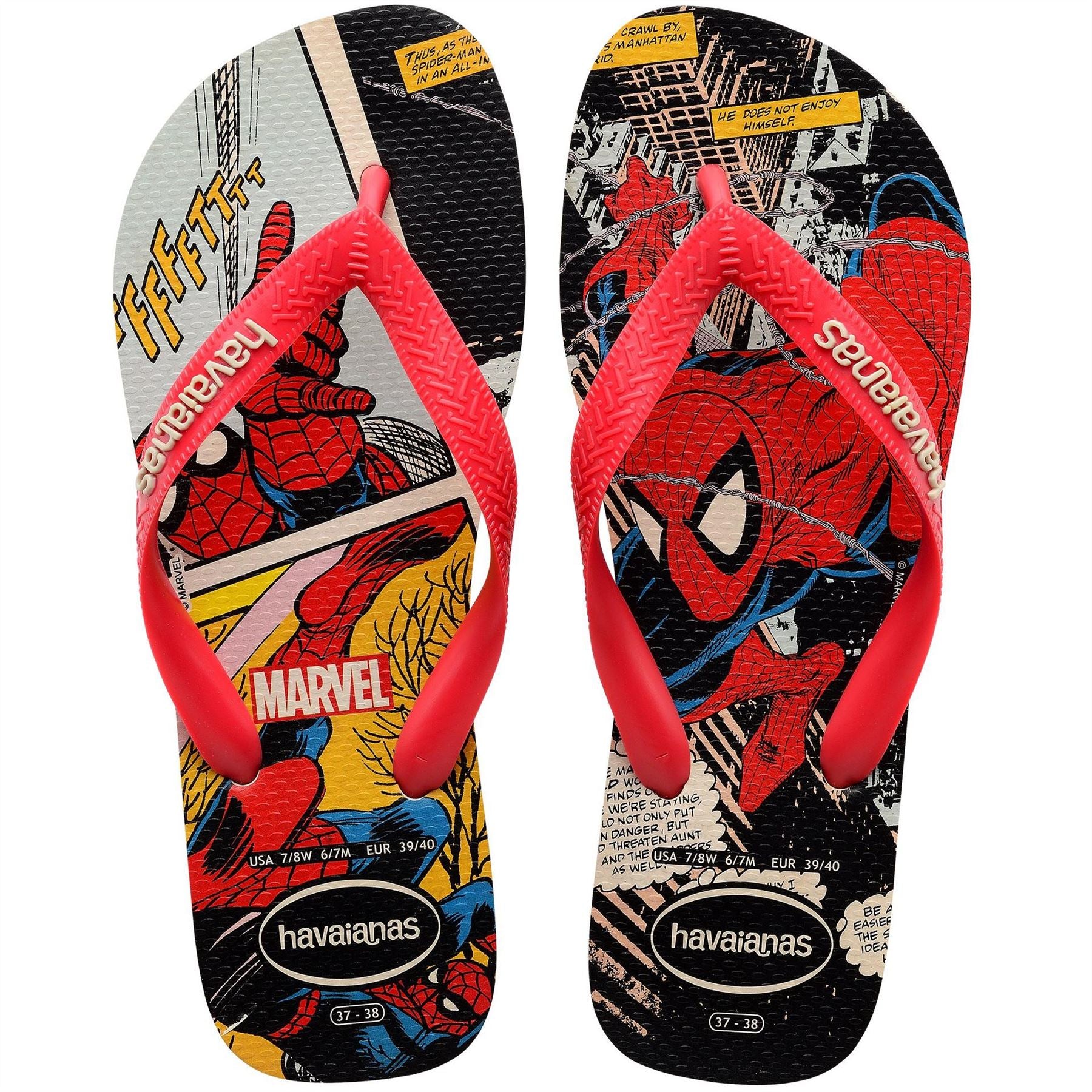 Havaianas Hav. Top Marvel Classics Beige Stra Flip Flops Womens