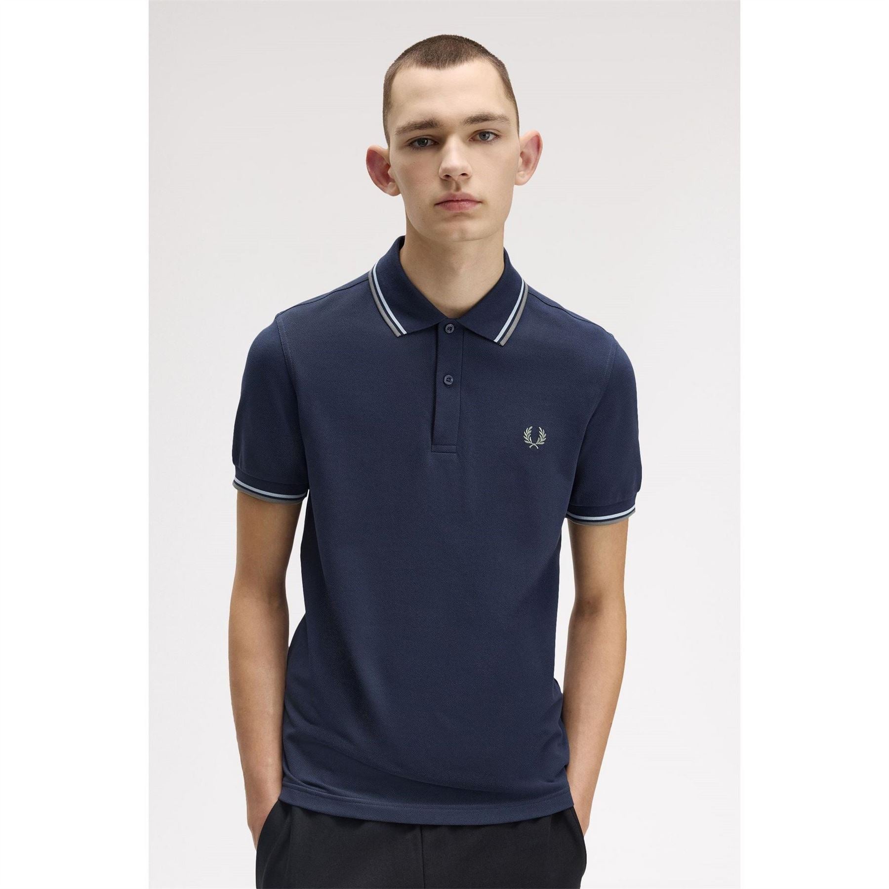 Fred Perry Sleeve Twin Tipped Polo Shirt