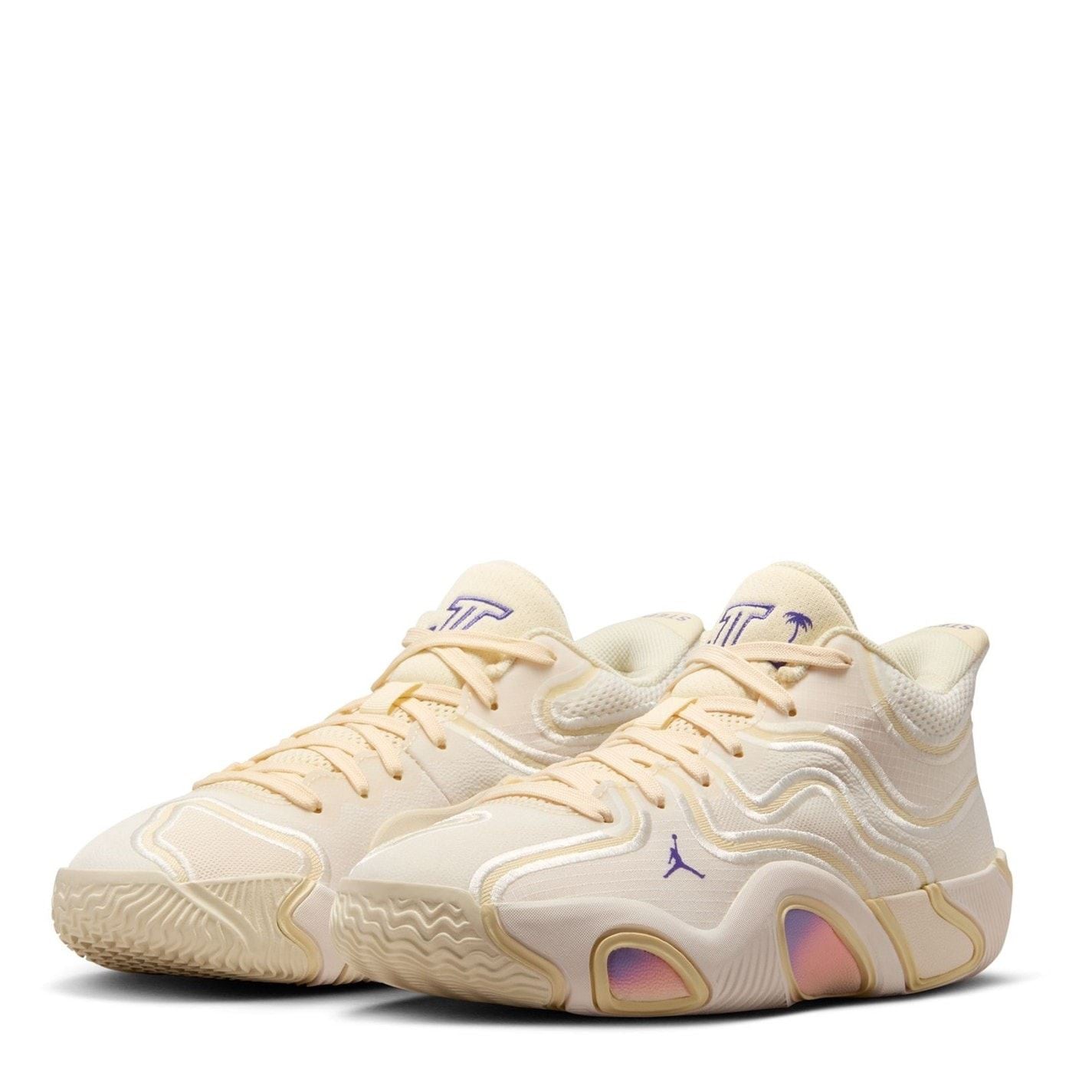 Air Jordan Tatum 3 GS Graphic Print Low Top Sneakers
