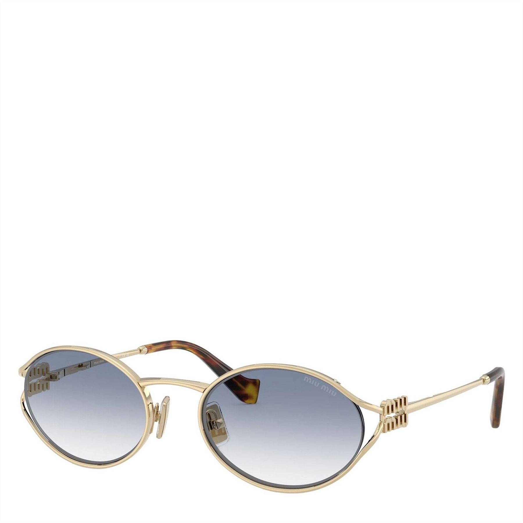 Miu Miu Miu Round Metal Logo