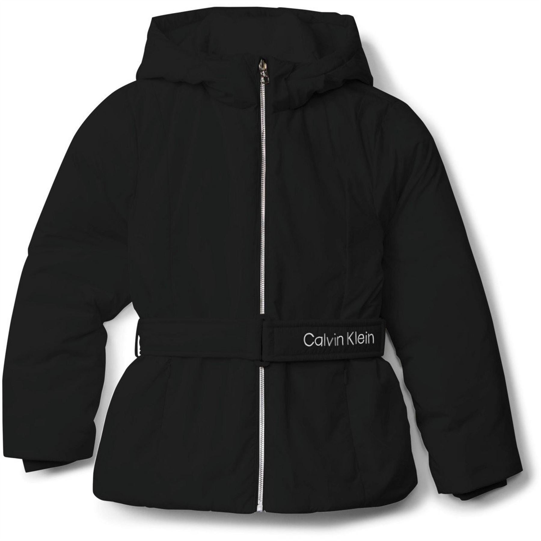 Calvin Klein Jeans Belted Medium Puffer Jacket