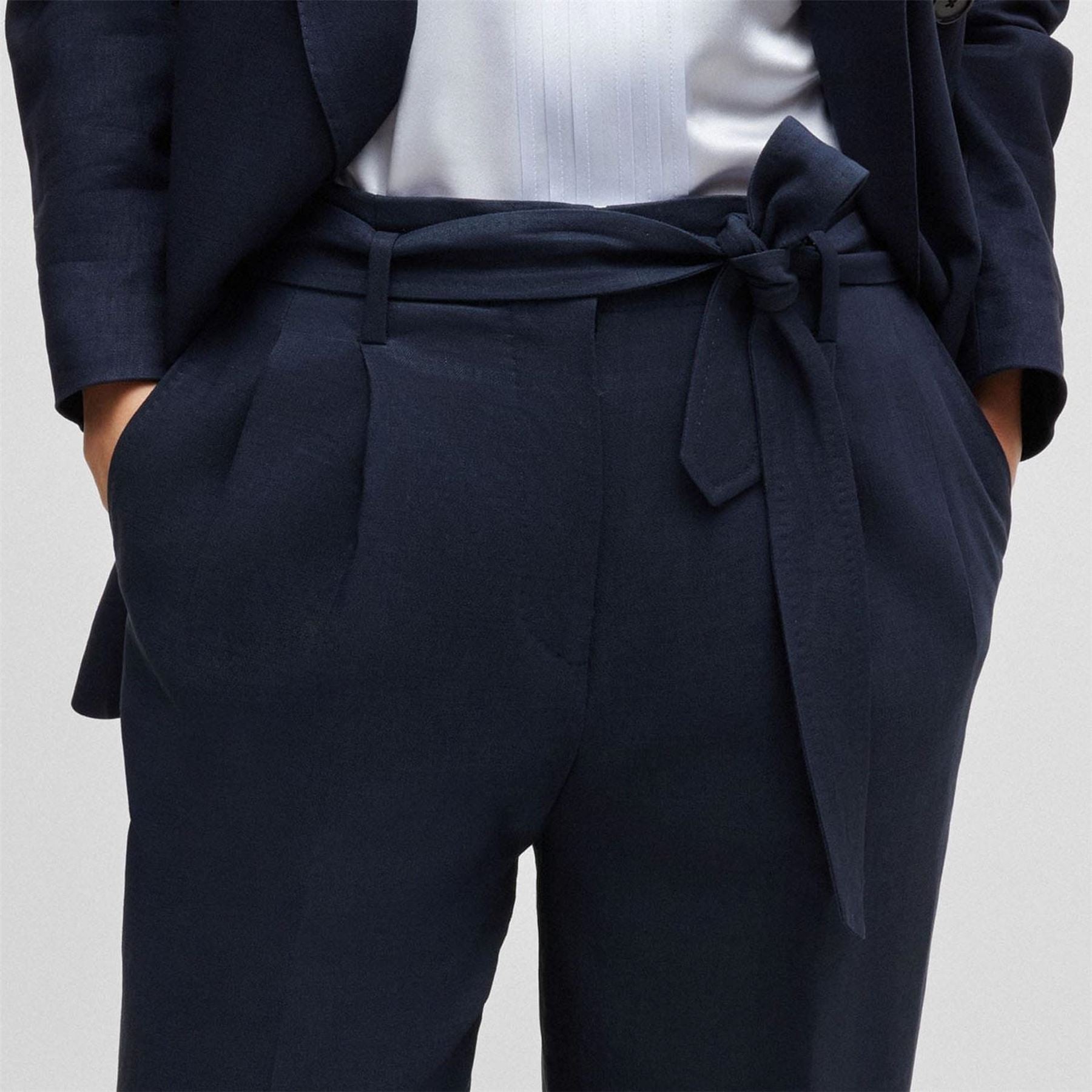 Boss Wide Leg Trousers