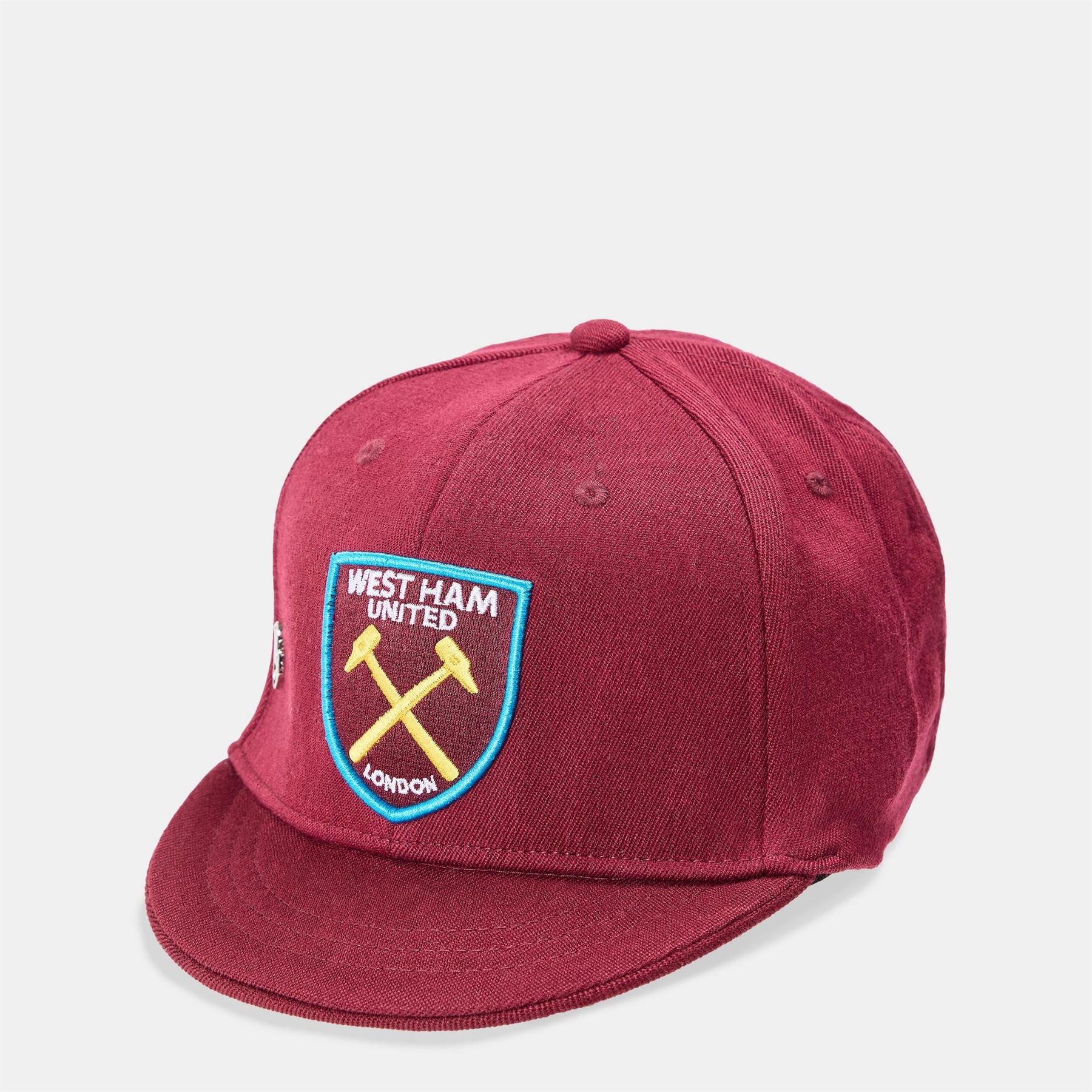 West Ham United FC Flat Bill Stitched Air Holes Baseball Cap