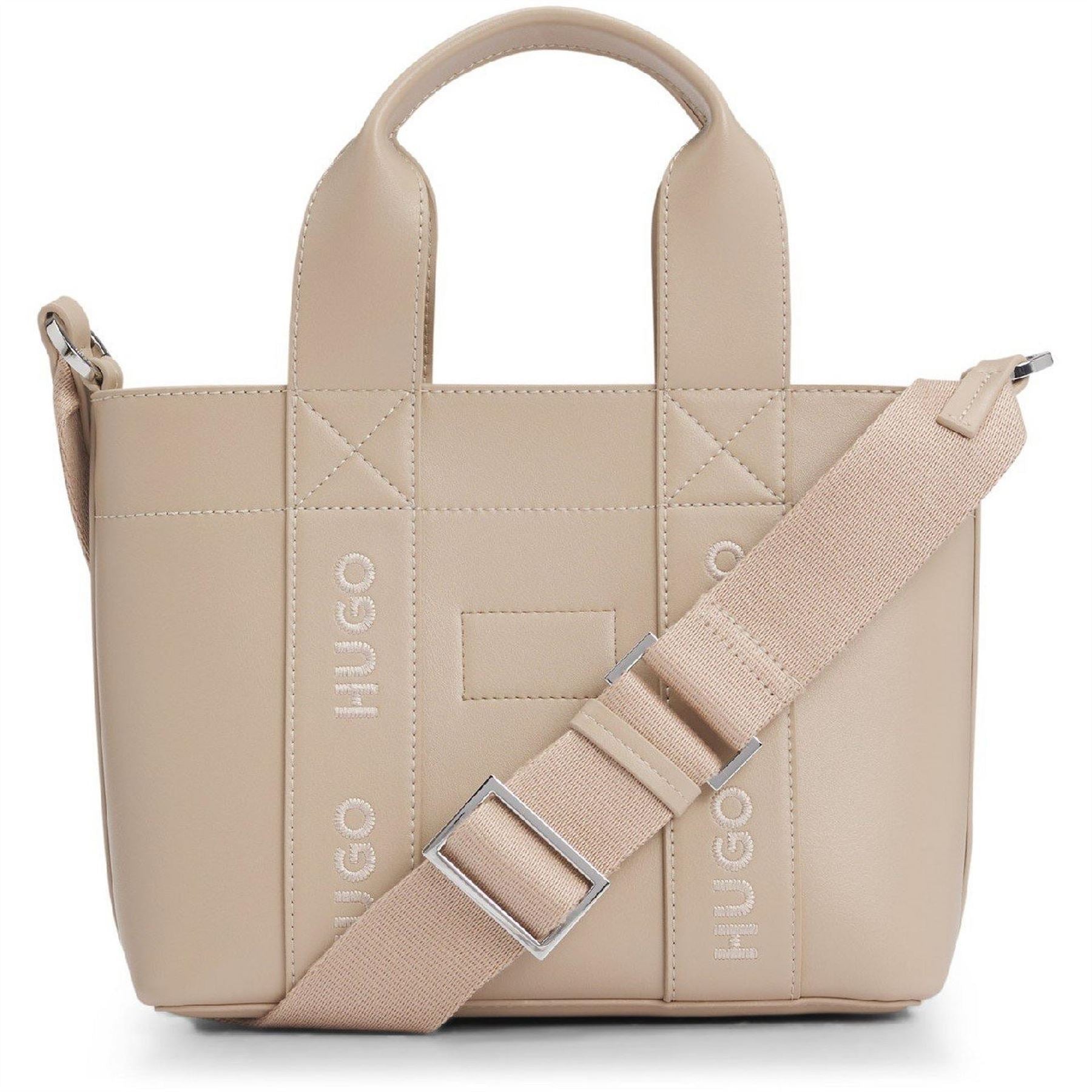 Hugo Becky Up Mini Tote with Embroidered Logo
