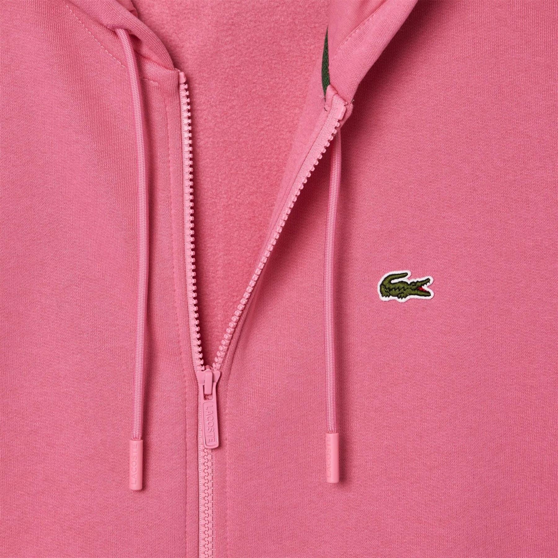 Lacoste Zipped Knit Crew Neck Jumper