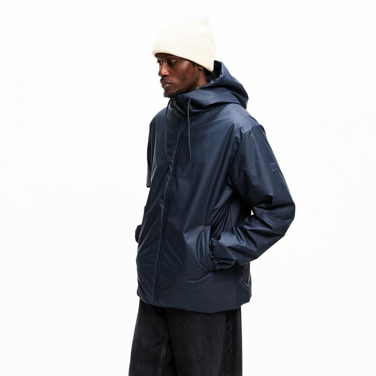 Rains Lohja Insulated Waterproof Hooded Rain Anorak
