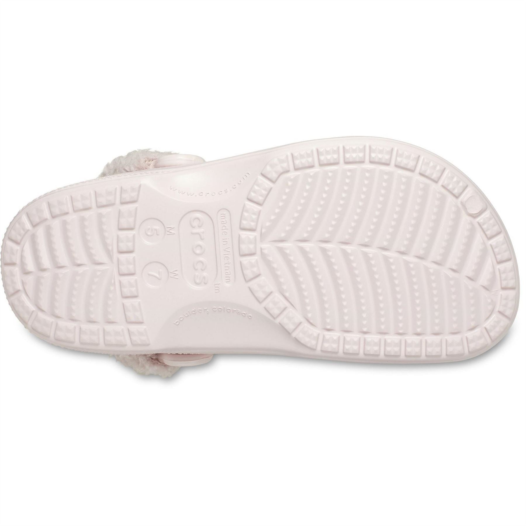 Crocs Baya Lined Fuzz Strap Closed Toe Clogs
