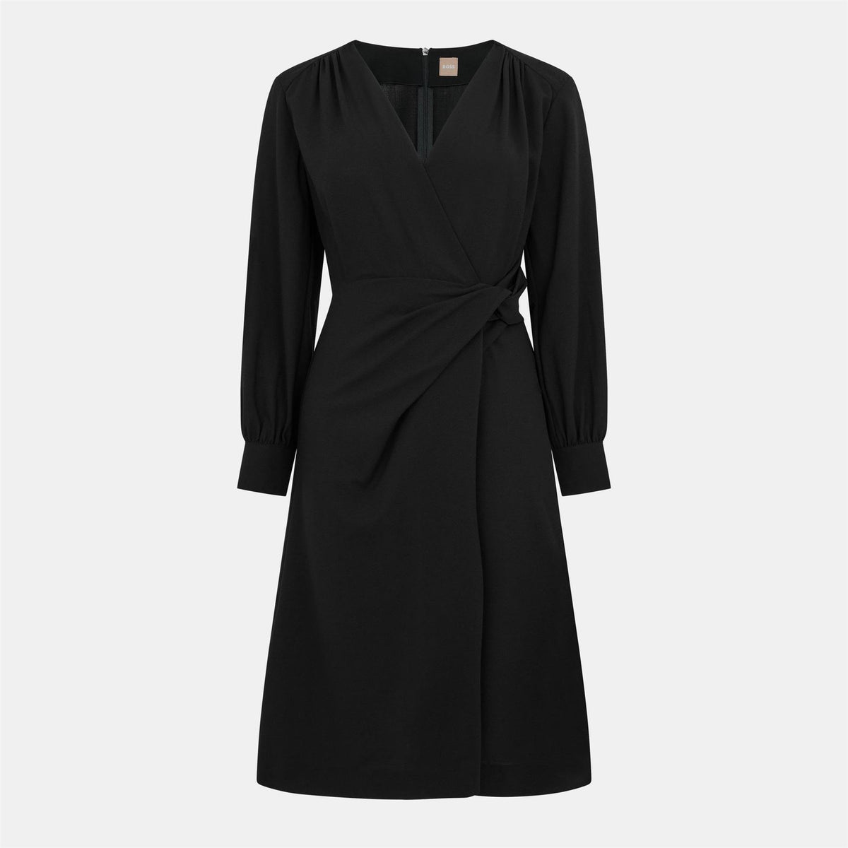 Boss Dojafa V-Neck Midi Wrap Dress