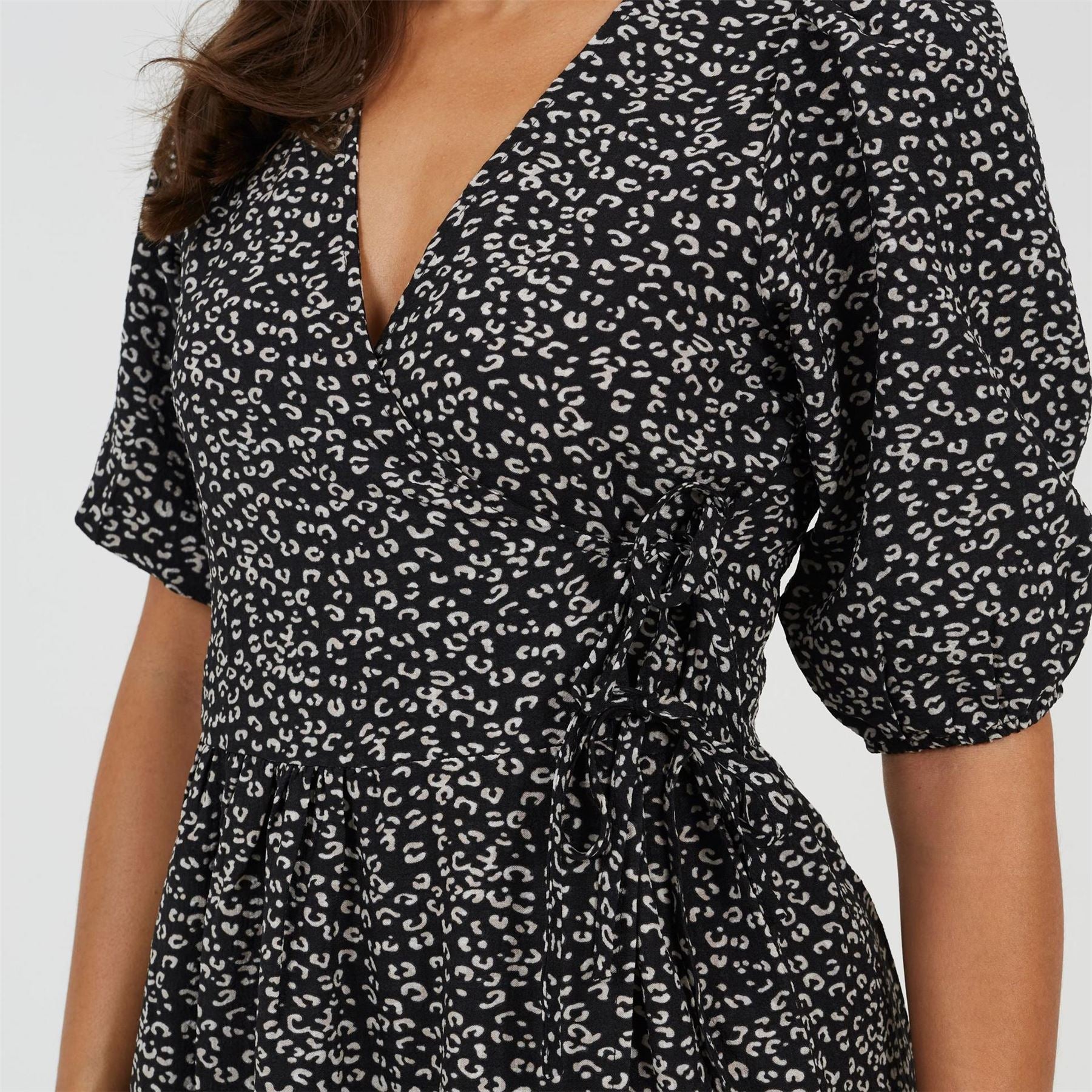 Brave Soul V Neck Wrap Dress