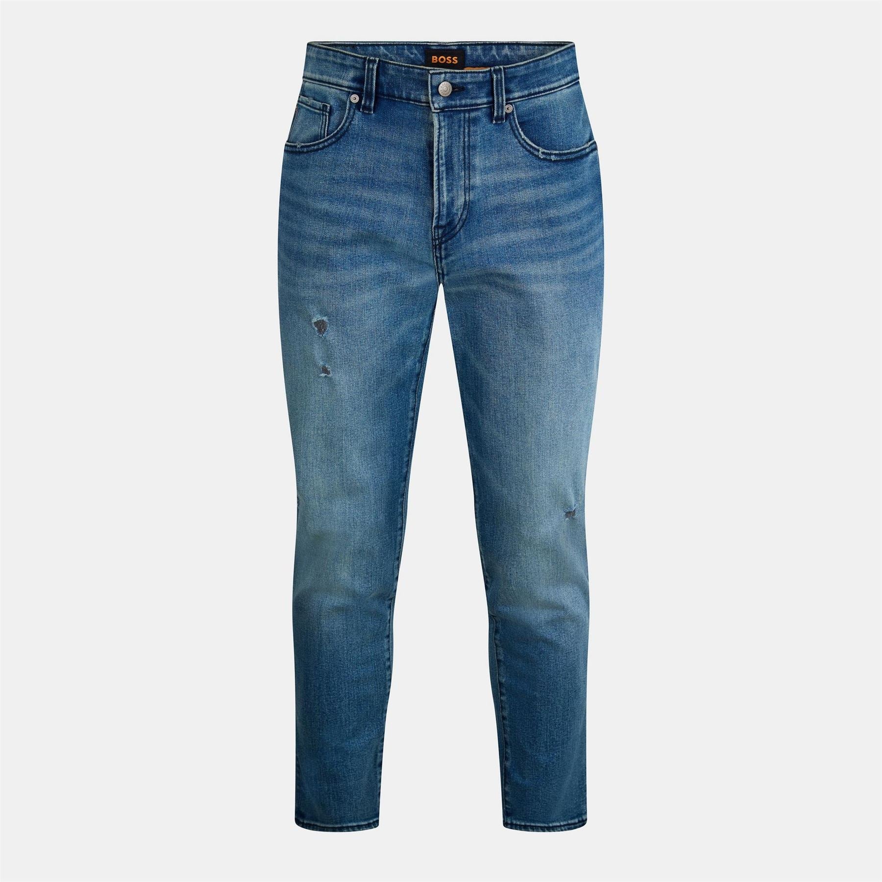 Boss Tapered Fit Five Pocket Jeans