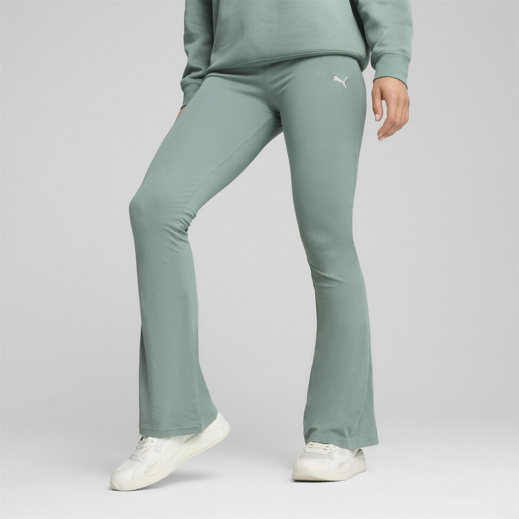 Puma Womens High Waist Flared Leggings Trousers