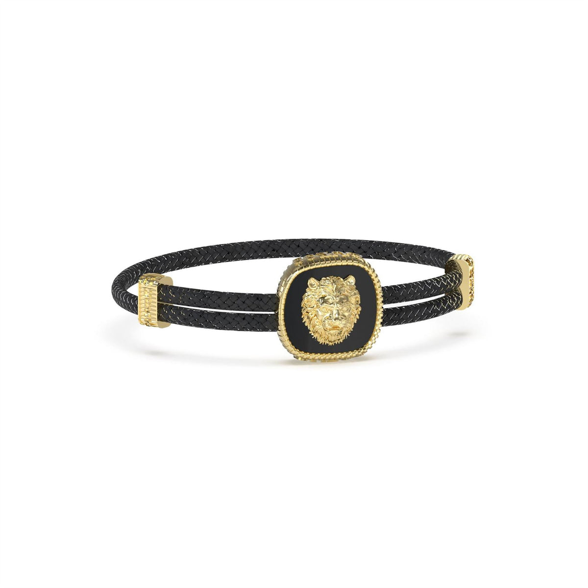 Guess Lion King Leather Bracelet
