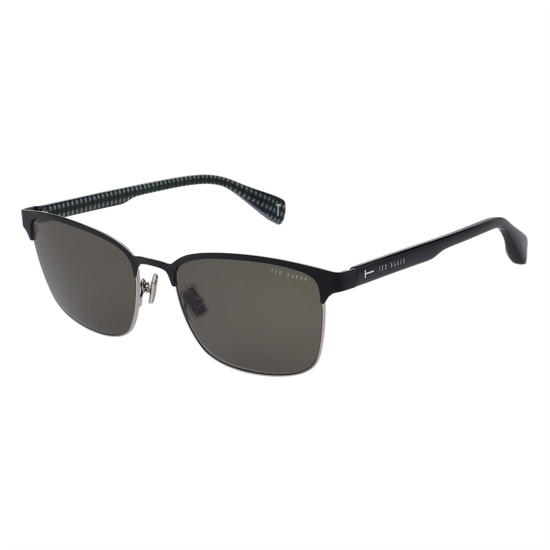 Ted Baker Toby Rectangle Half Rim Sunglasses