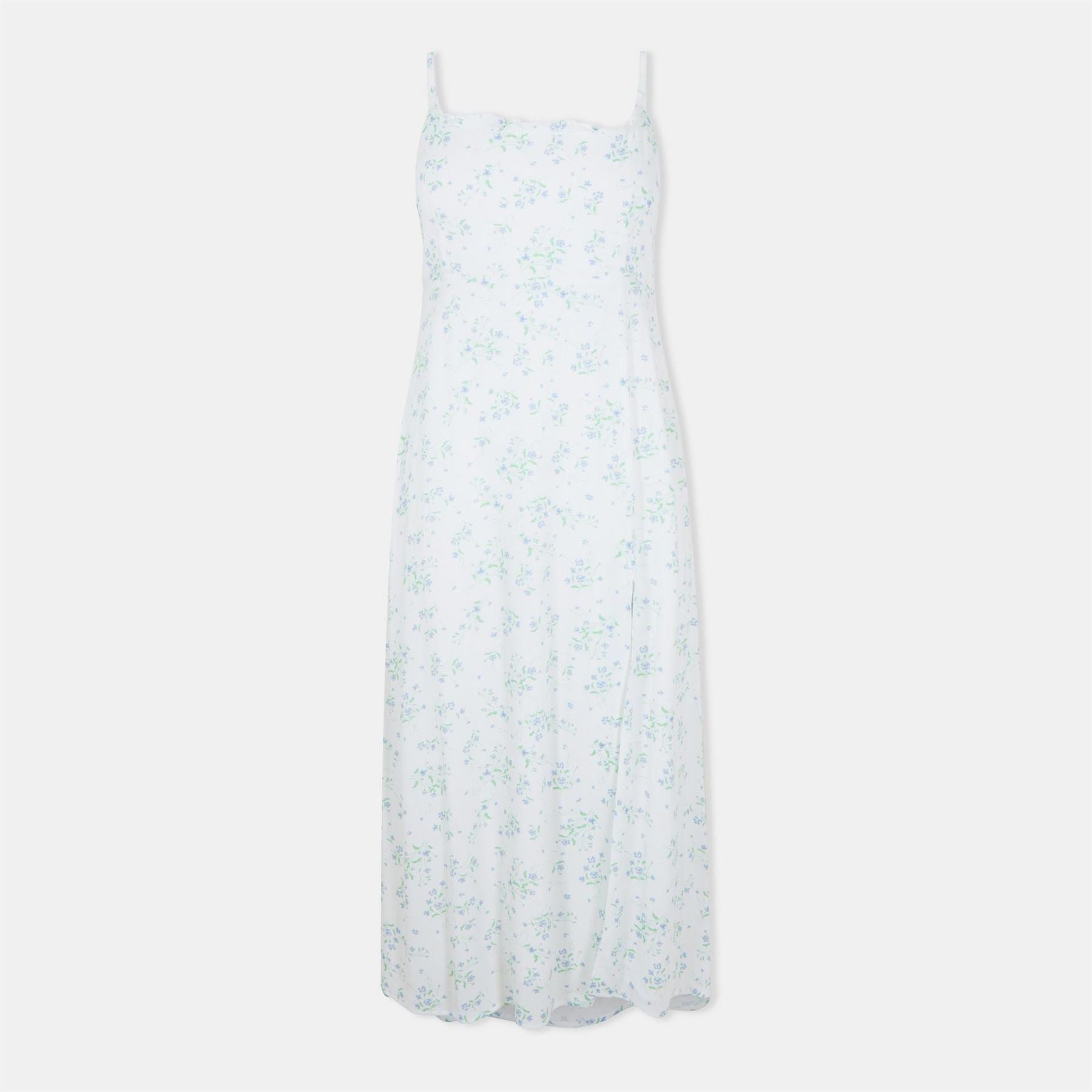 Jack Wills Square Neck Midi A-Line Dress