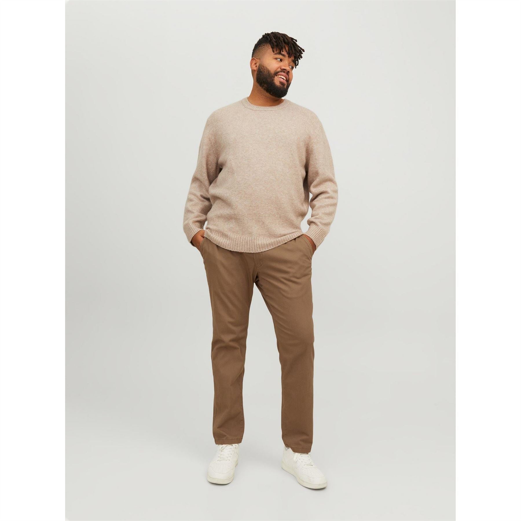Jack and Jones Mens Dave Chino Trouser Plus Size