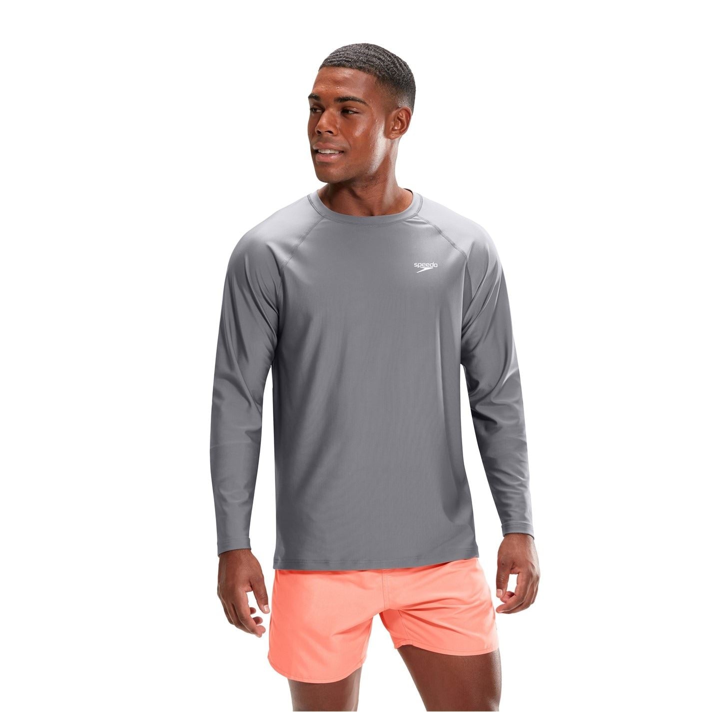 Speedo Crew Neck Regular Fit Long Sleeve T-Shirt