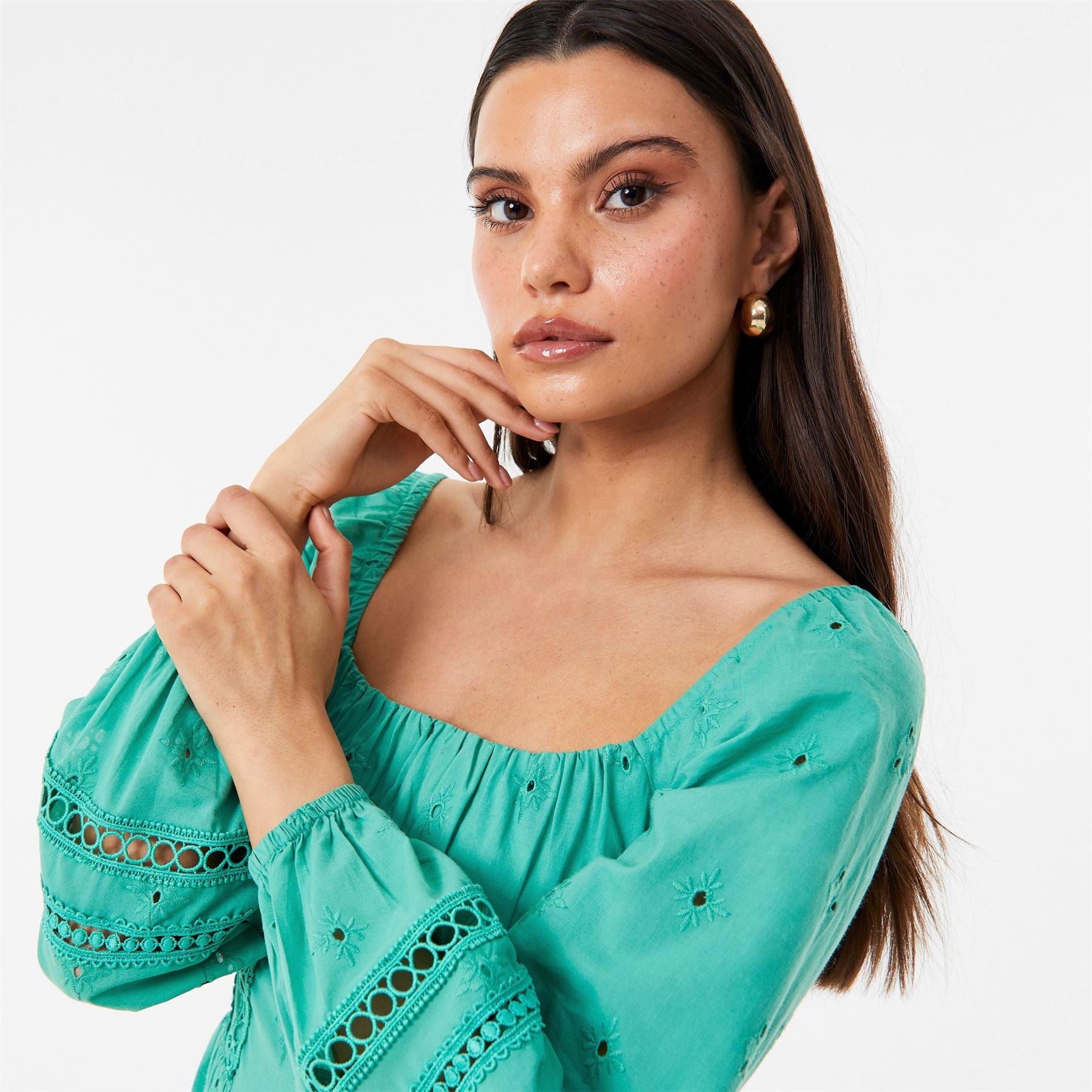 Jack Wills Womens Long Sleeve Boho Dress