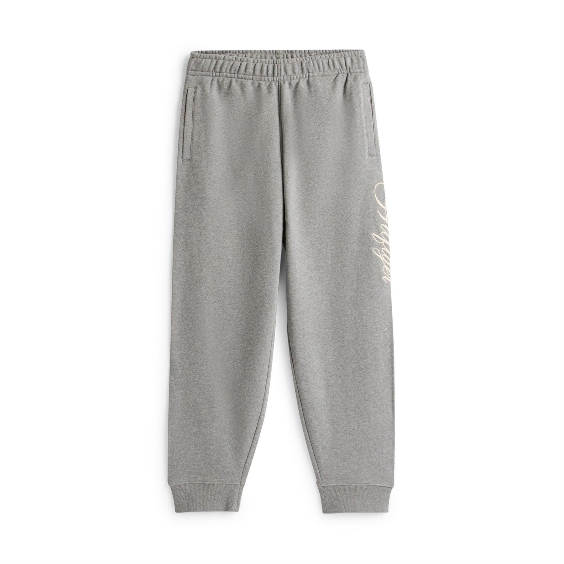 Tommy Hilfiger Script Closed Hem Fleece Joggers