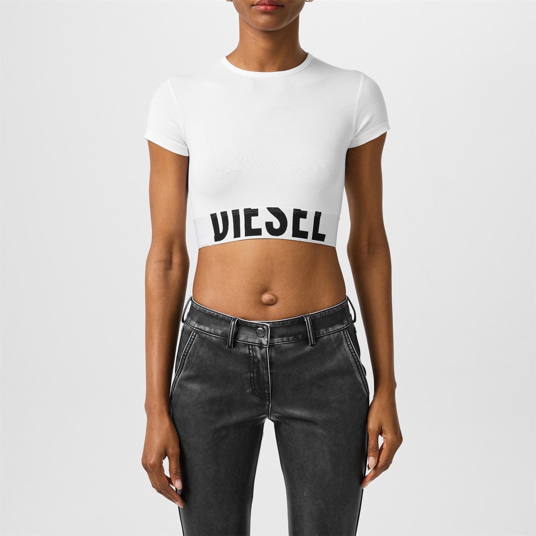 Diesel Sport Cropped T-Shirt