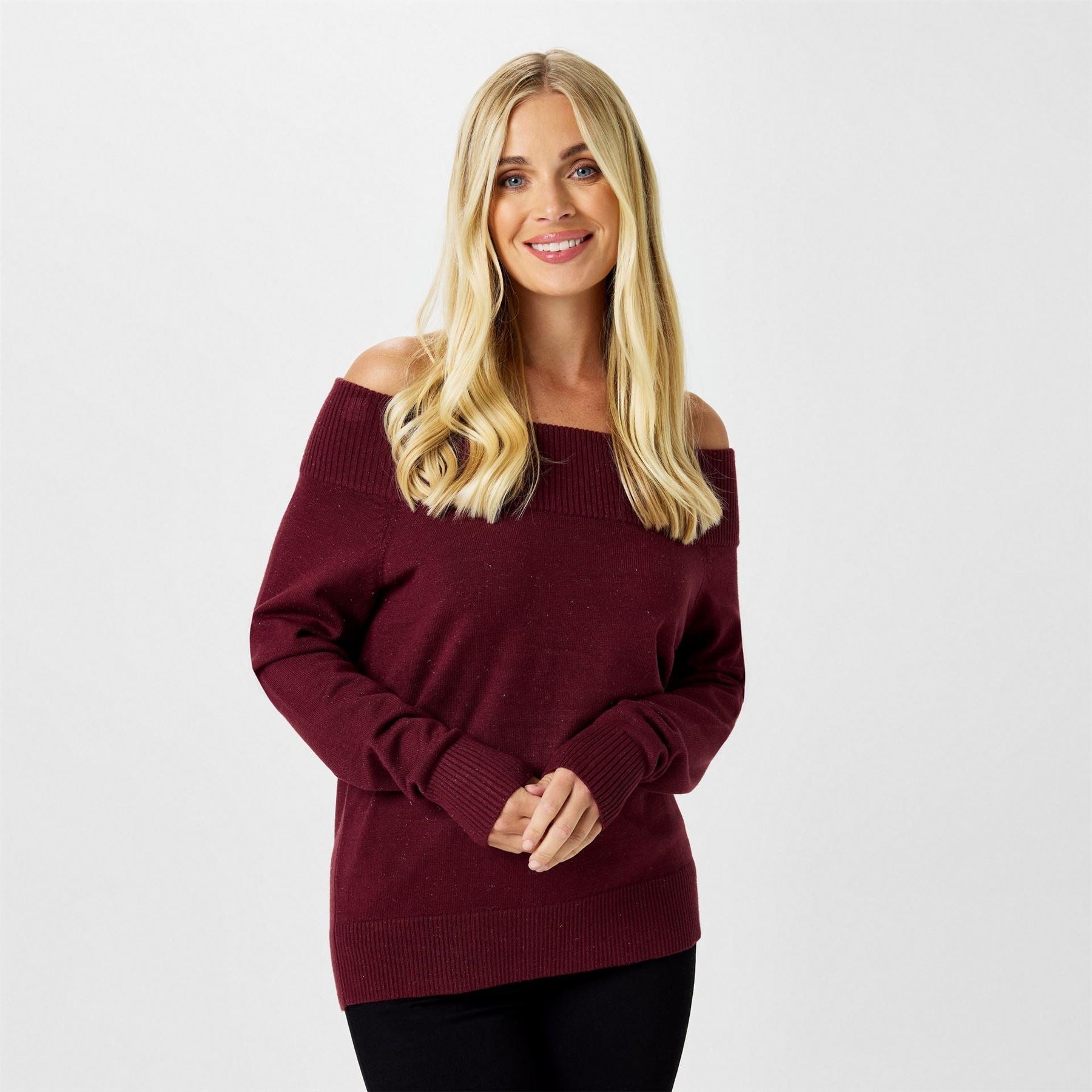 Biba Knitted Bardot Jumper