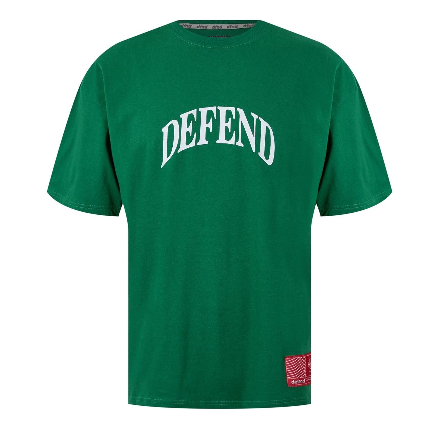 DFND London Core Lettering Crew Neck Short Sleeve T-Shirt and Short Set