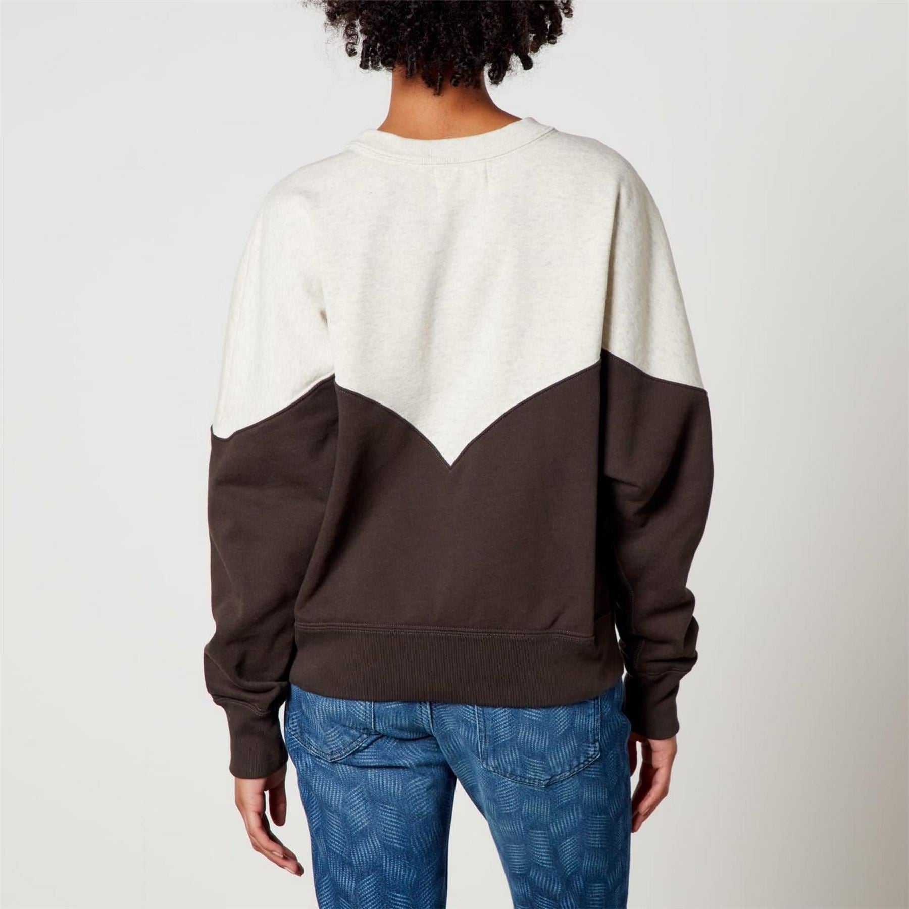 Marant Etoile Bi Colour Logo Sweatshirt