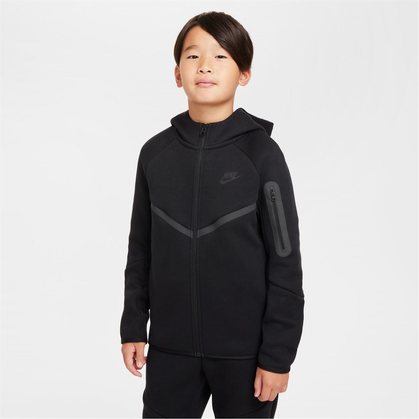 Nike Sportswear Tech Fleece Big Kids  Full Zip Hoodie