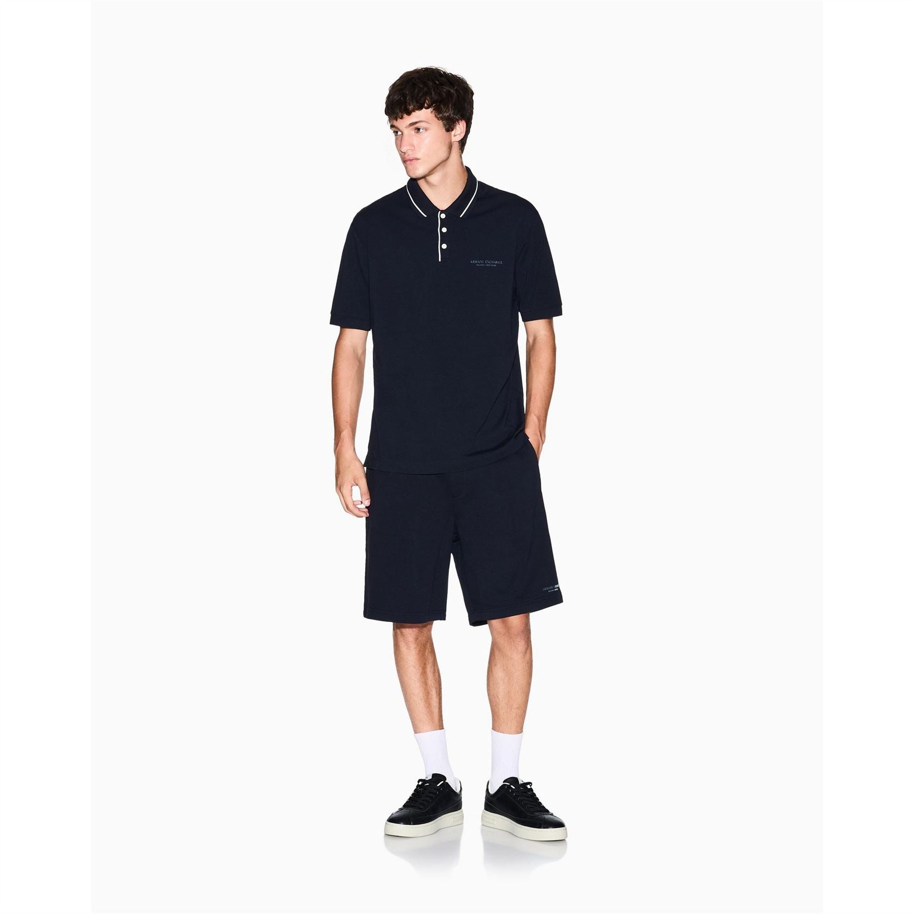 Armani Exchange Short Sleeve Polo Shirt