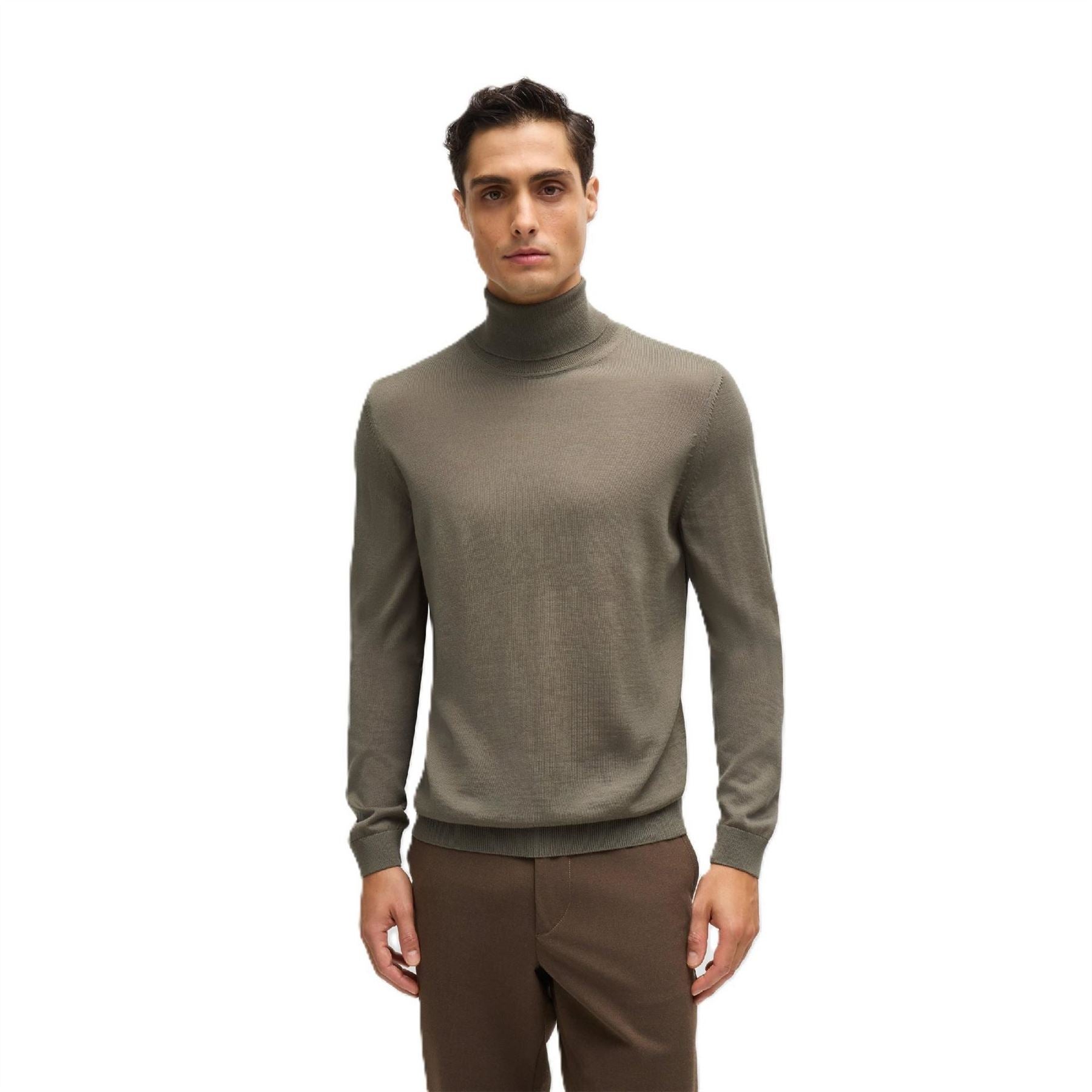 Boss Turtle Neck Long Sleeve Regular Fit Sweater