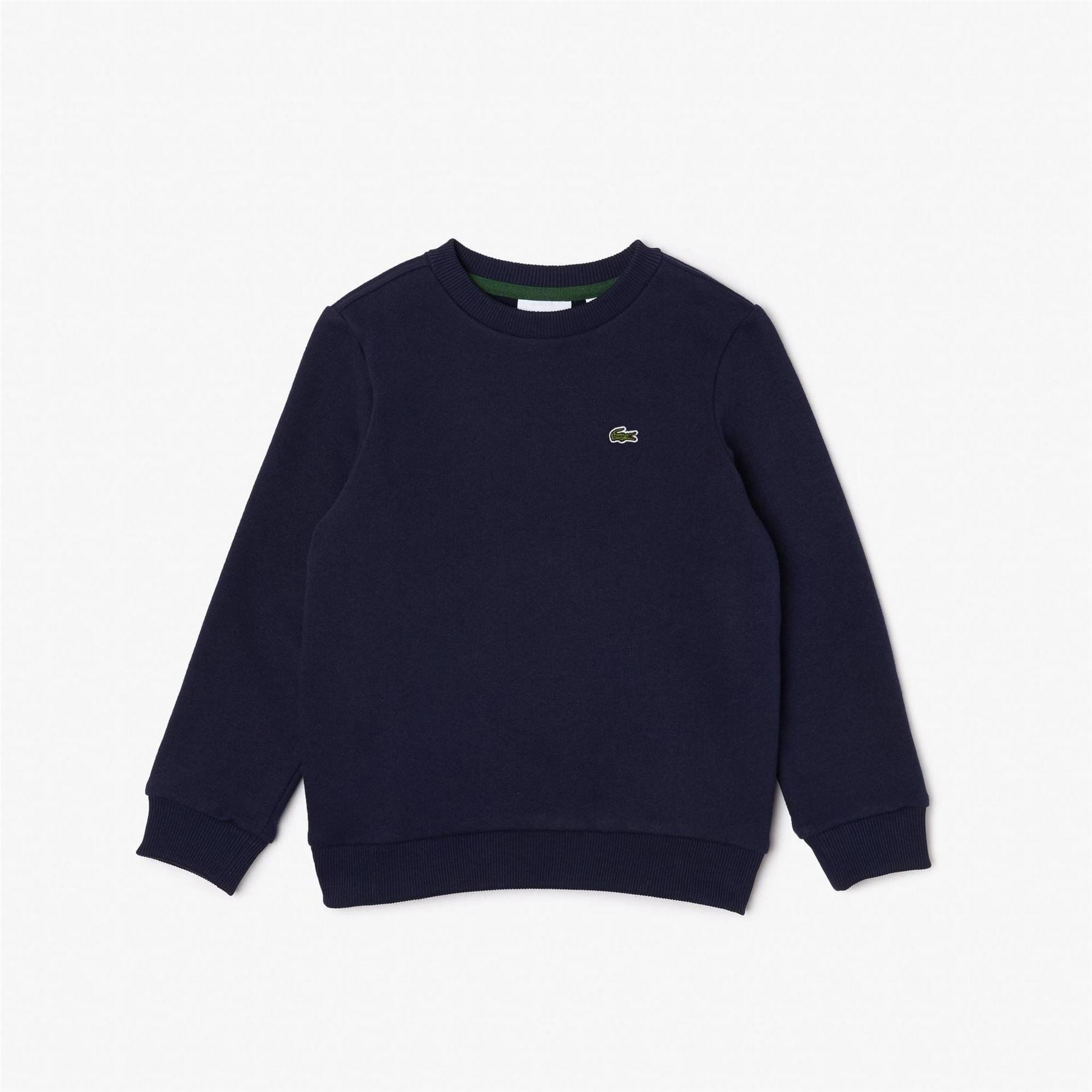 Lacoste Logo Fleece Crew Neck Sweater Juniors