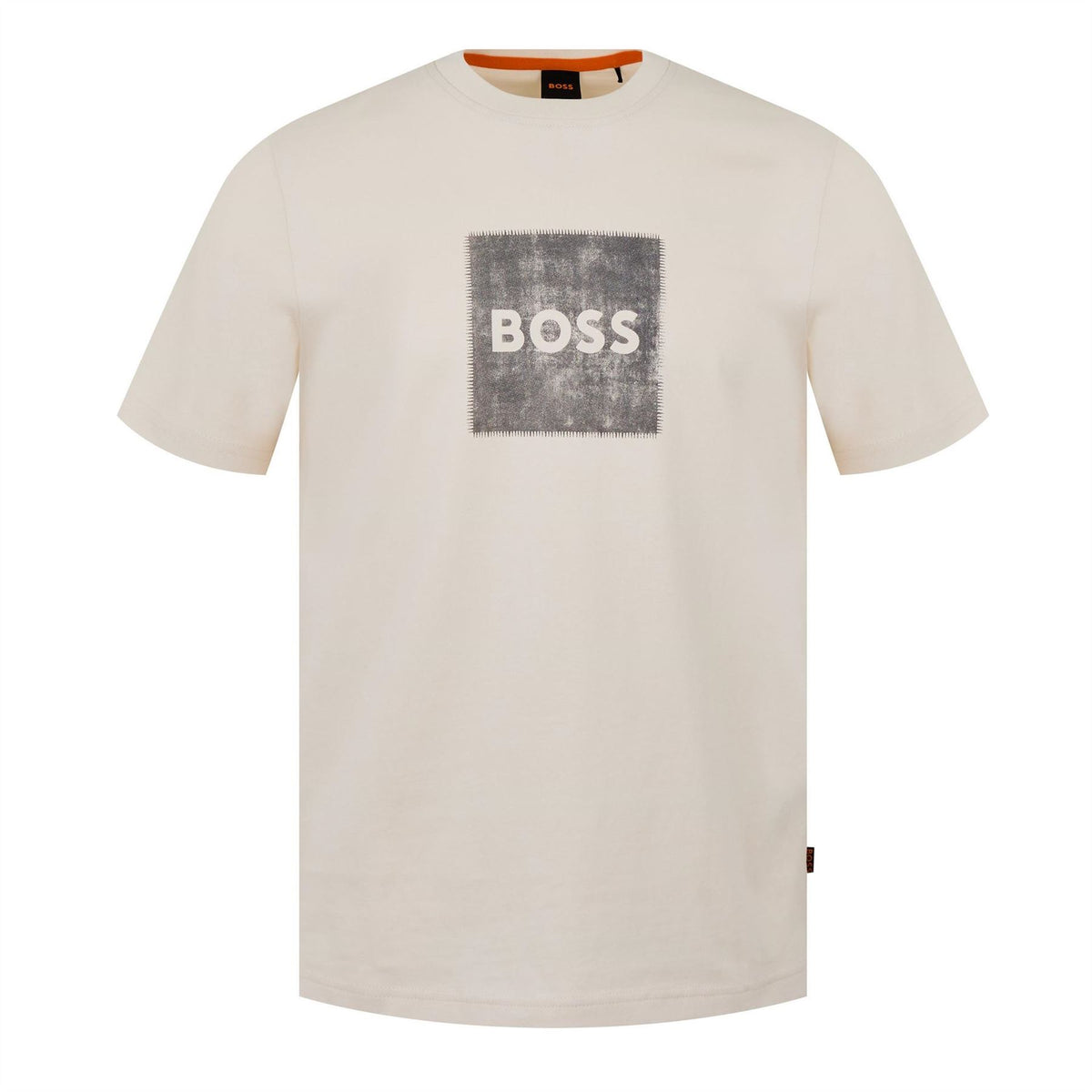 Boss Orange Box Logo Cotton Short Sleeve T-Shirt