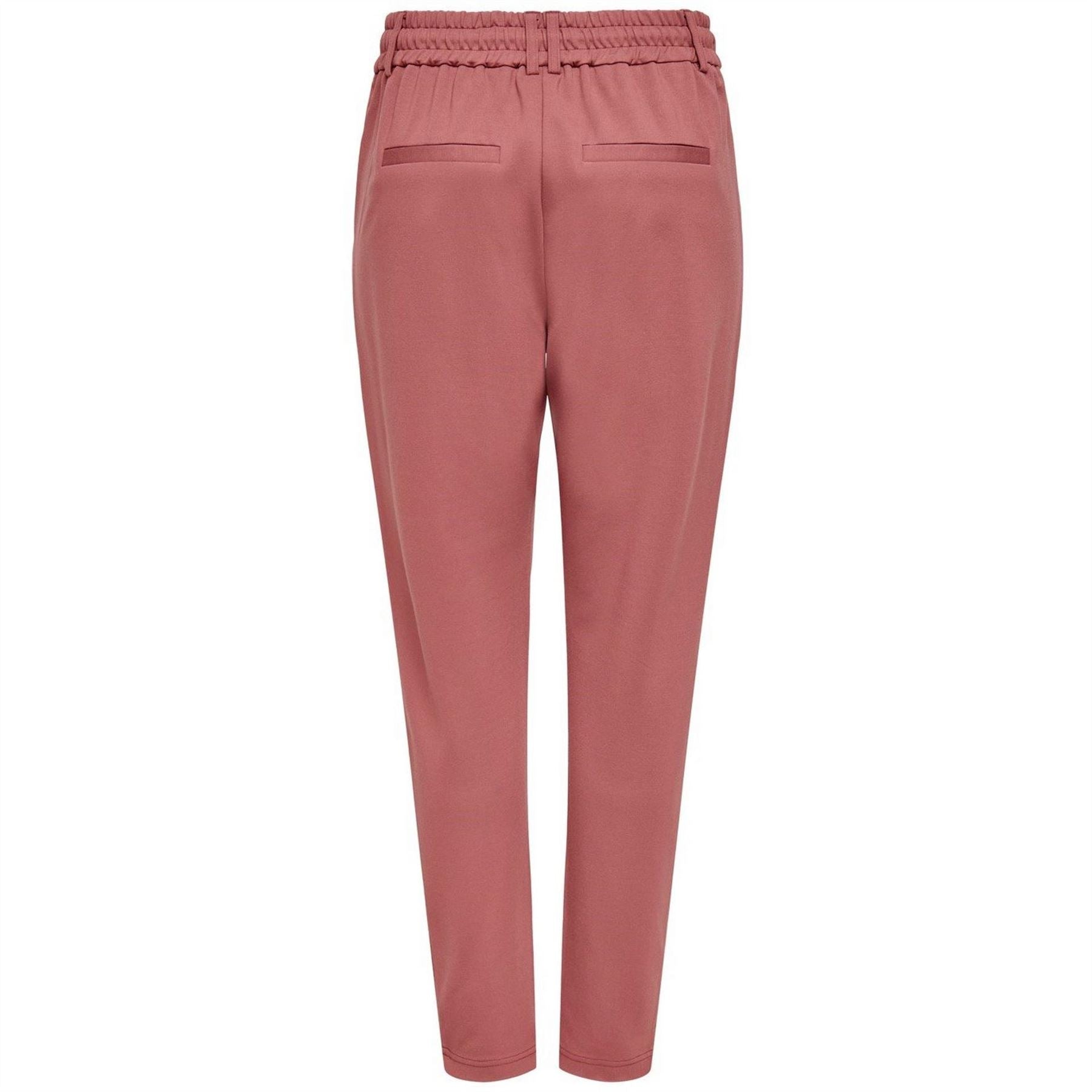 Only Solid Patterned Slim Trousers