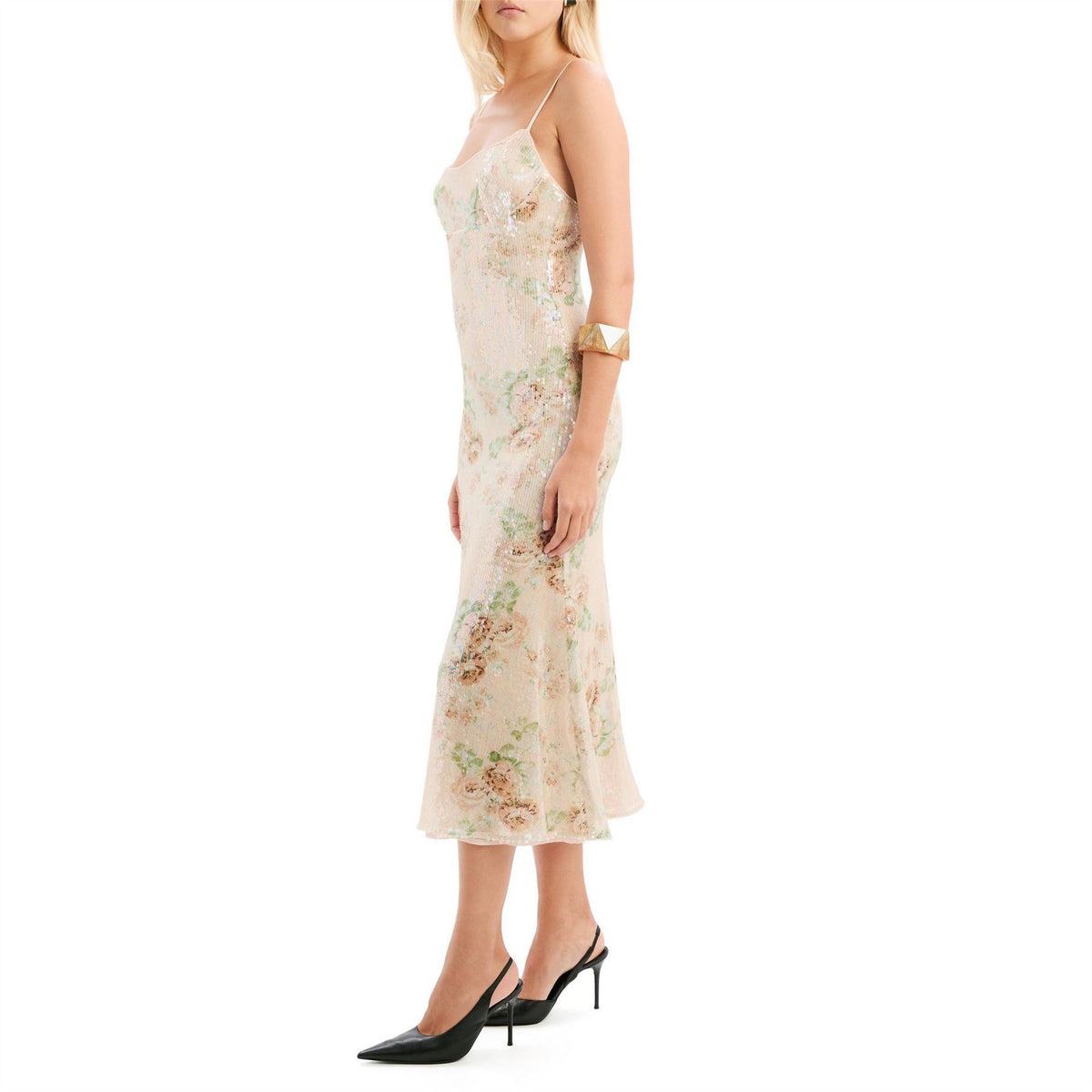 Bardot Adoni Sequin Mesh Midi Dress